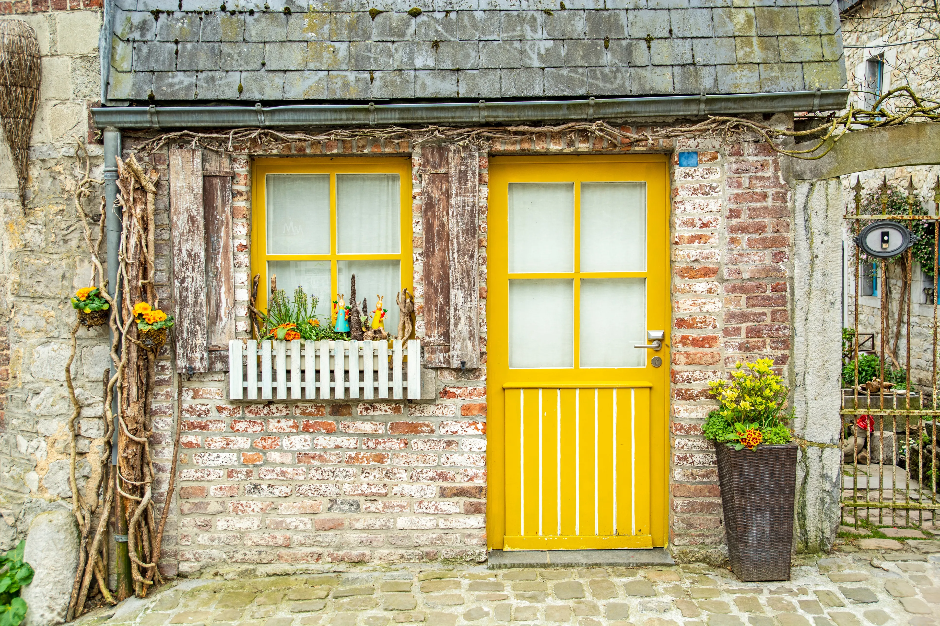 House in Durbuy in Wallonia region of Belgium