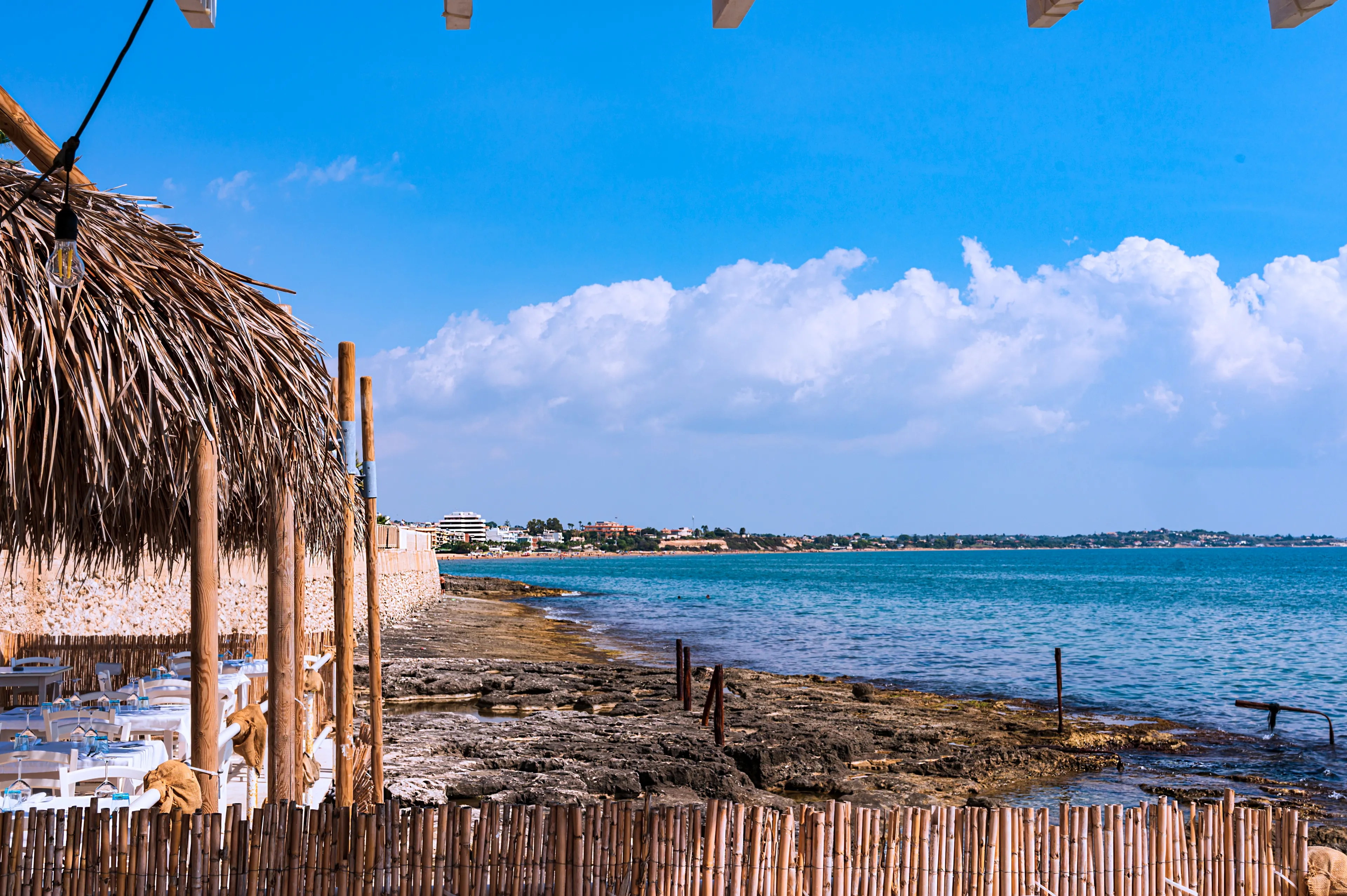 a view of Pozzallo Sicily Italy