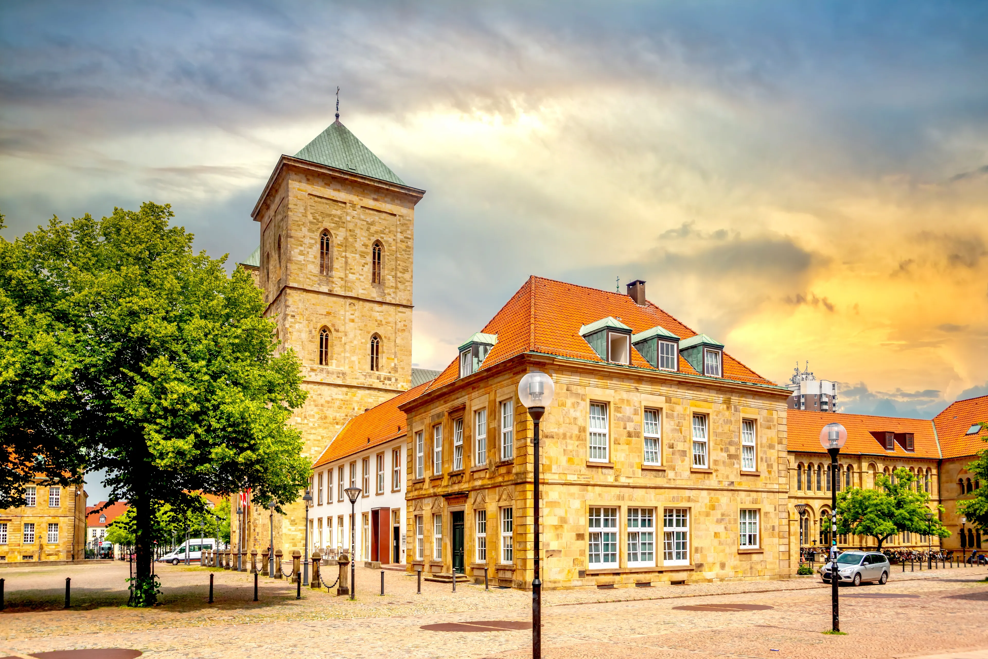 Old city of Osnabrück, Lower Saxony, Germany 