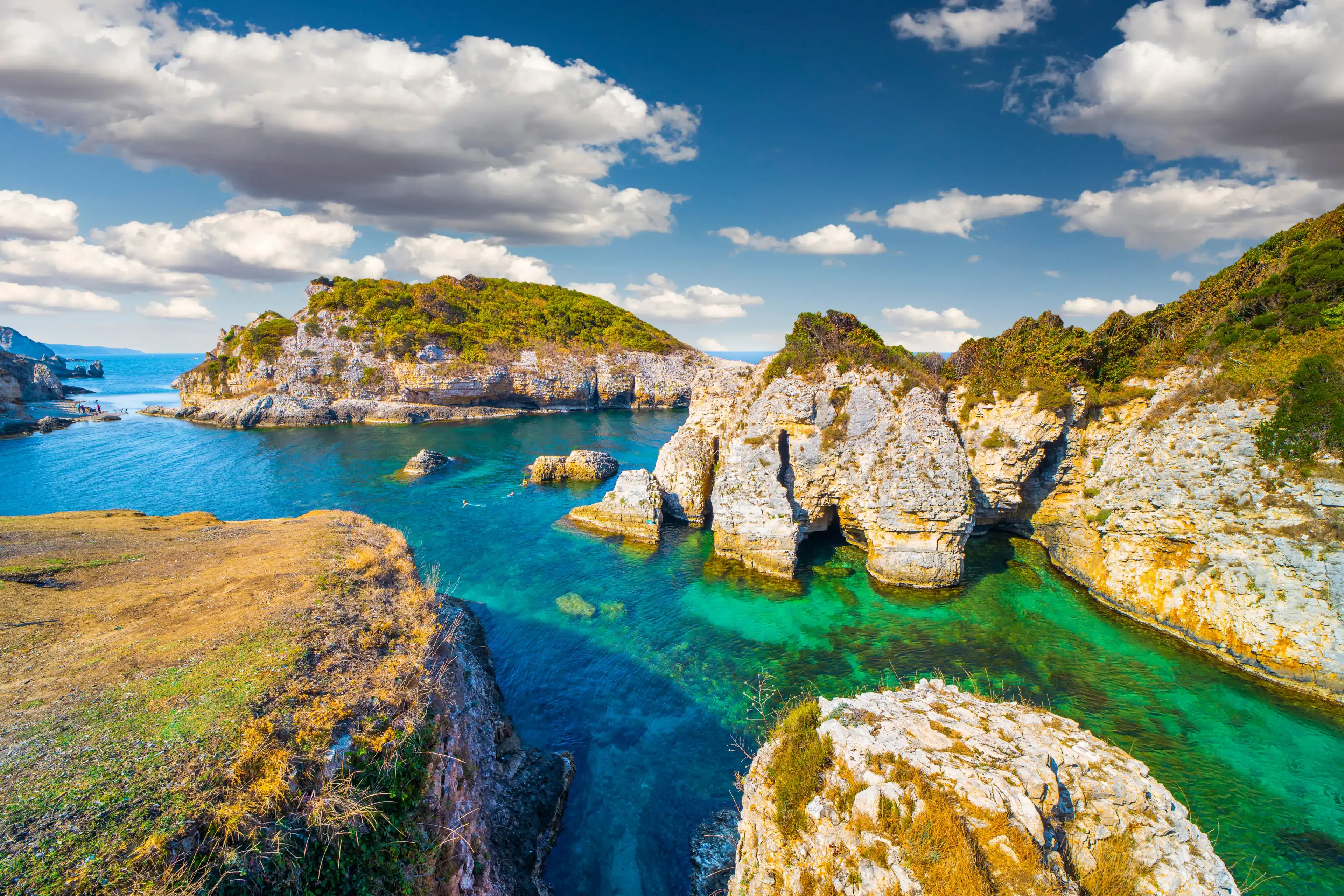 Bay view for summer vacation. view of the bay on the beach. deep blue sea on a sunny day. Mediterranean landscape. Kilimli beach, Agva village, Kocaeli city. Bay view for summer vacation. view of the bay on the beach. deep blue sea on a sunny day. Mediterranean landscape. Kilimli beach, Agva village, Kocaeli city.