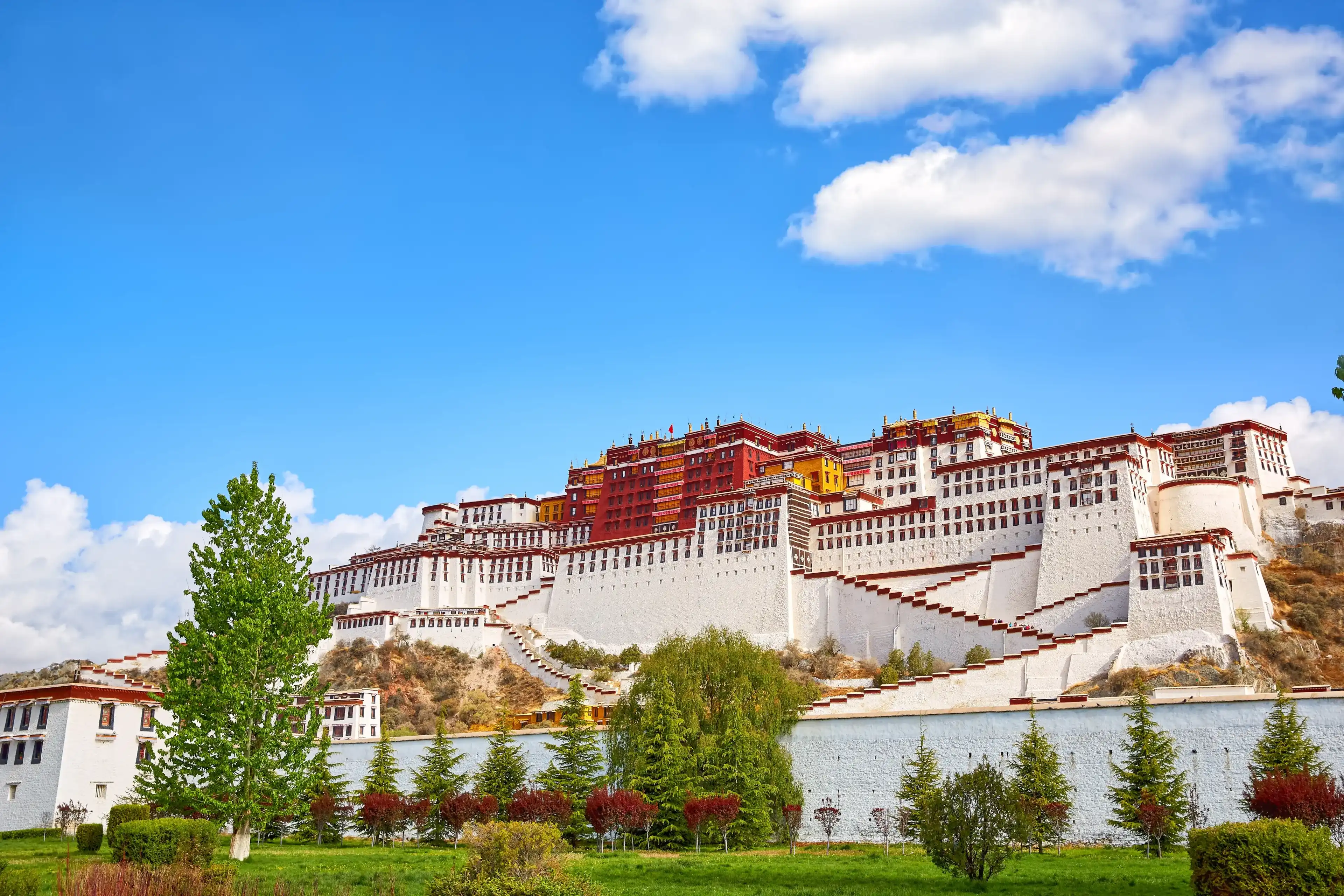 The Potala Palace in Lhasa, Tibet, China The Potala Palace in Lhasa, Tibet, China