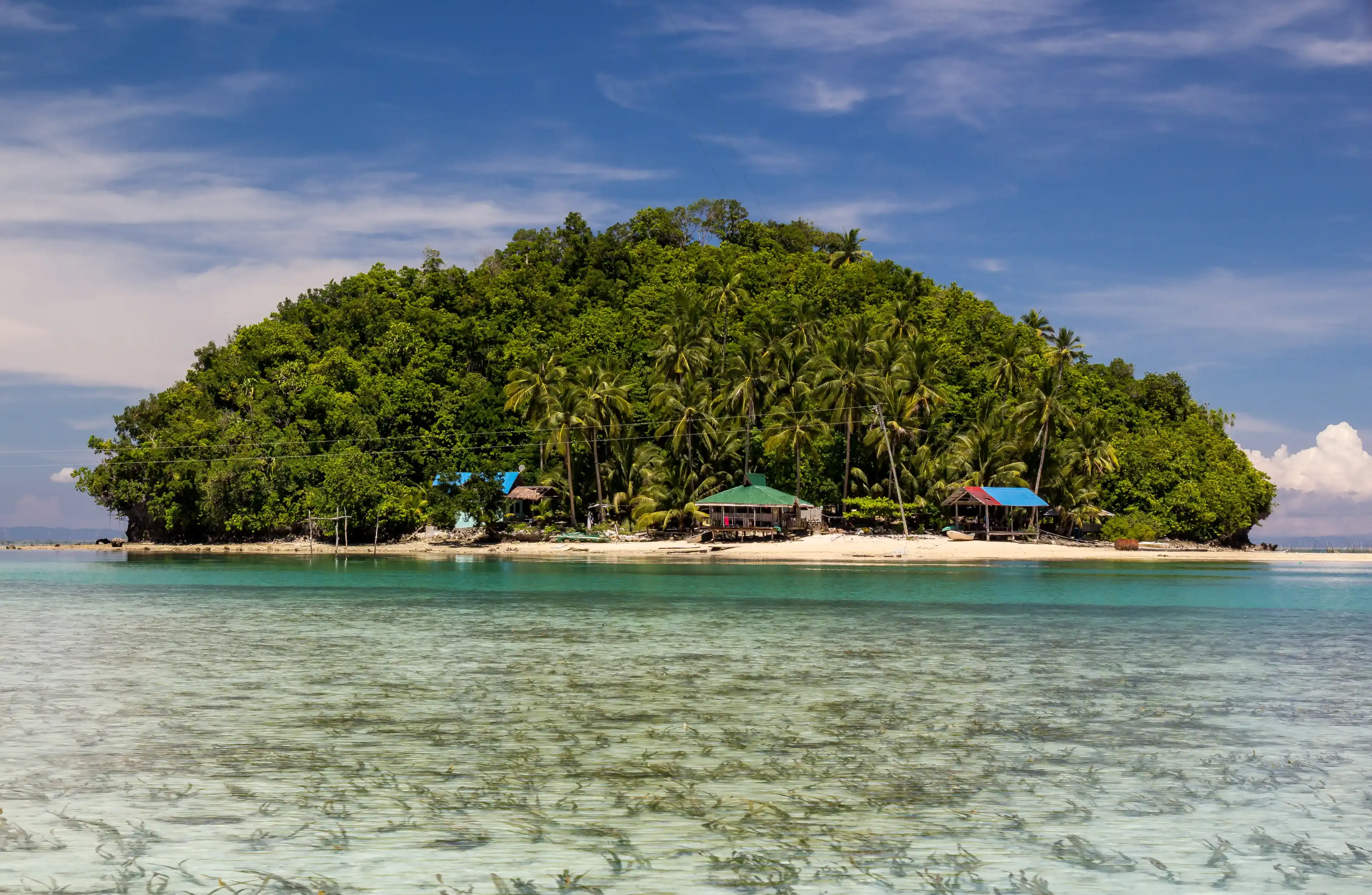 Beautiful small island in Del Carmen Philipines Beautiful small island in Del Carmen Philipines