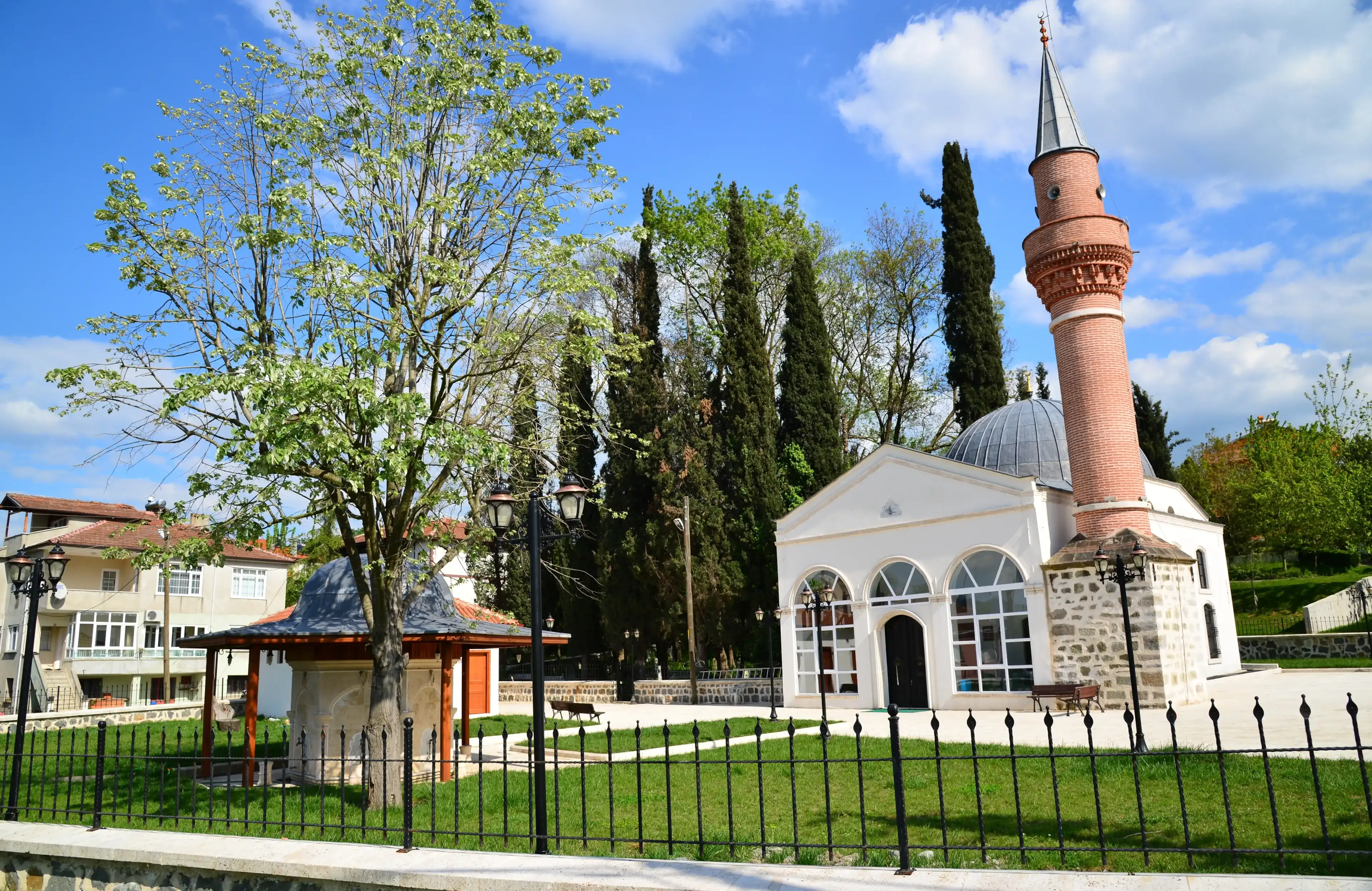 Sakarya, Turkey. April 21, 2018. Rahime Sultan Mosque in Sapanca, Sakarya, Turkey Sakarya, Turkey. April 21, 2018. Rahime Sultan Mosque in Sapanca, Sakarya, Turkey