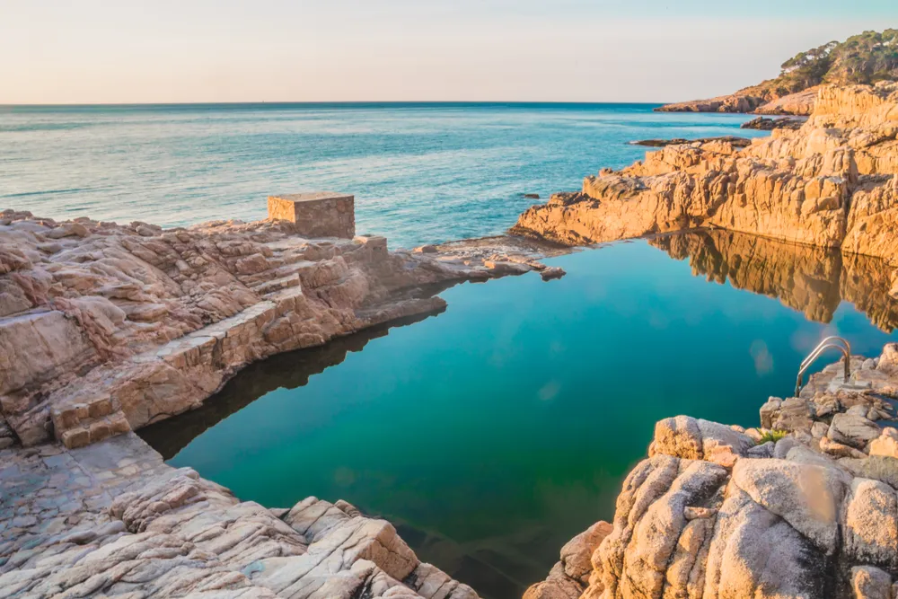 Sea coast near Begur, Costa Brava, Spain