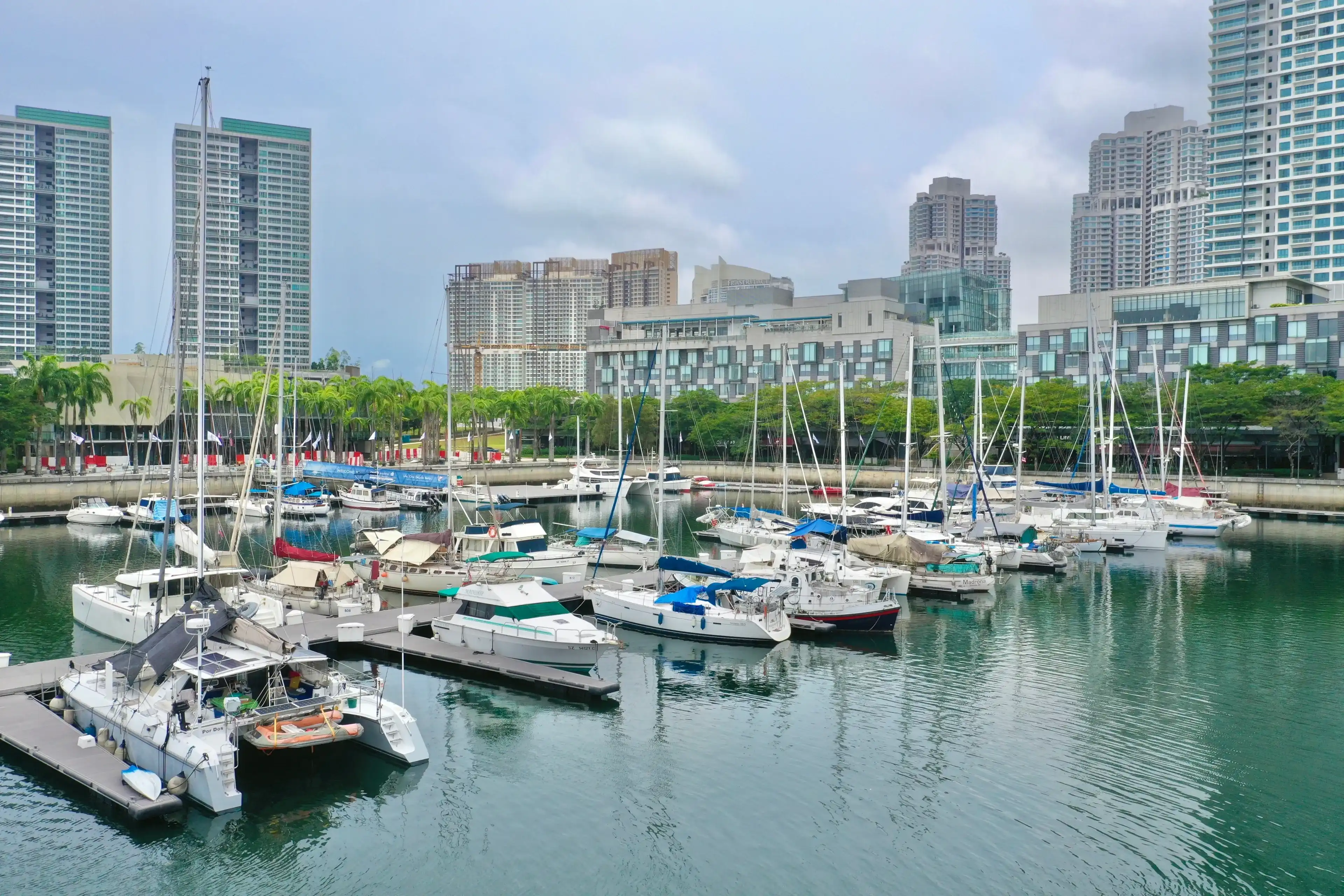 JOHOR, MALAYSIA - NOVEMBER 12, 2024: Puteri Harbour is an attempt to create some entertainment in an otherwise artificial residential expat area. JOHOR, MALAYSIA - NOVEMBER 12, 2024: Puteri Harbour is an attempt to create some entertainment in an otherwise artificial residential expat area.