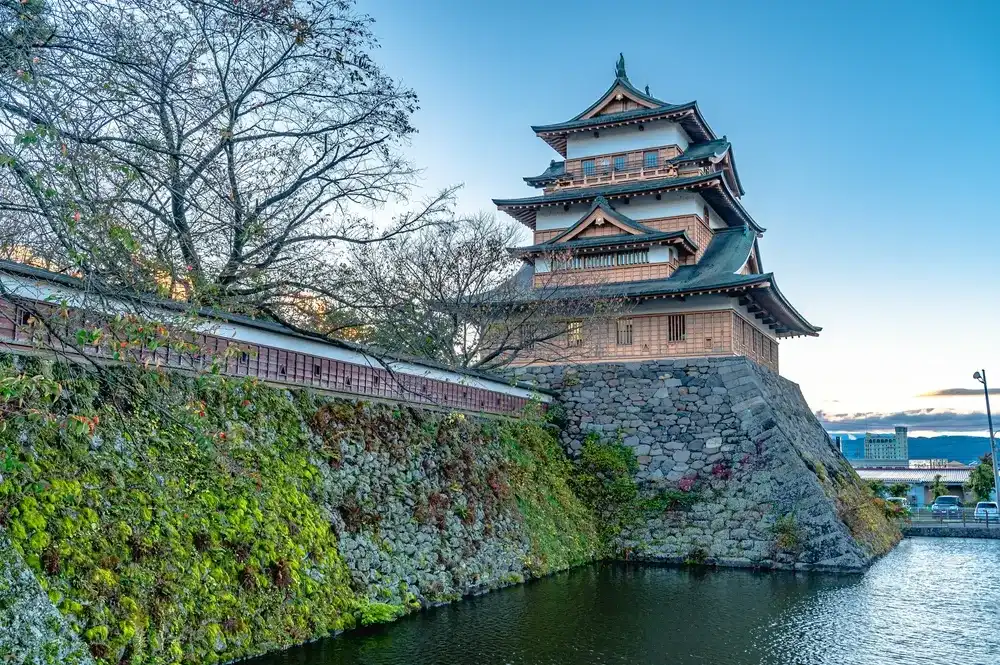 Beautiful landscape of Takashimaya City, Suwa, Nagano, Japan Beautiful landscape of Takashimaya City, Suwa, Nagano, Japan