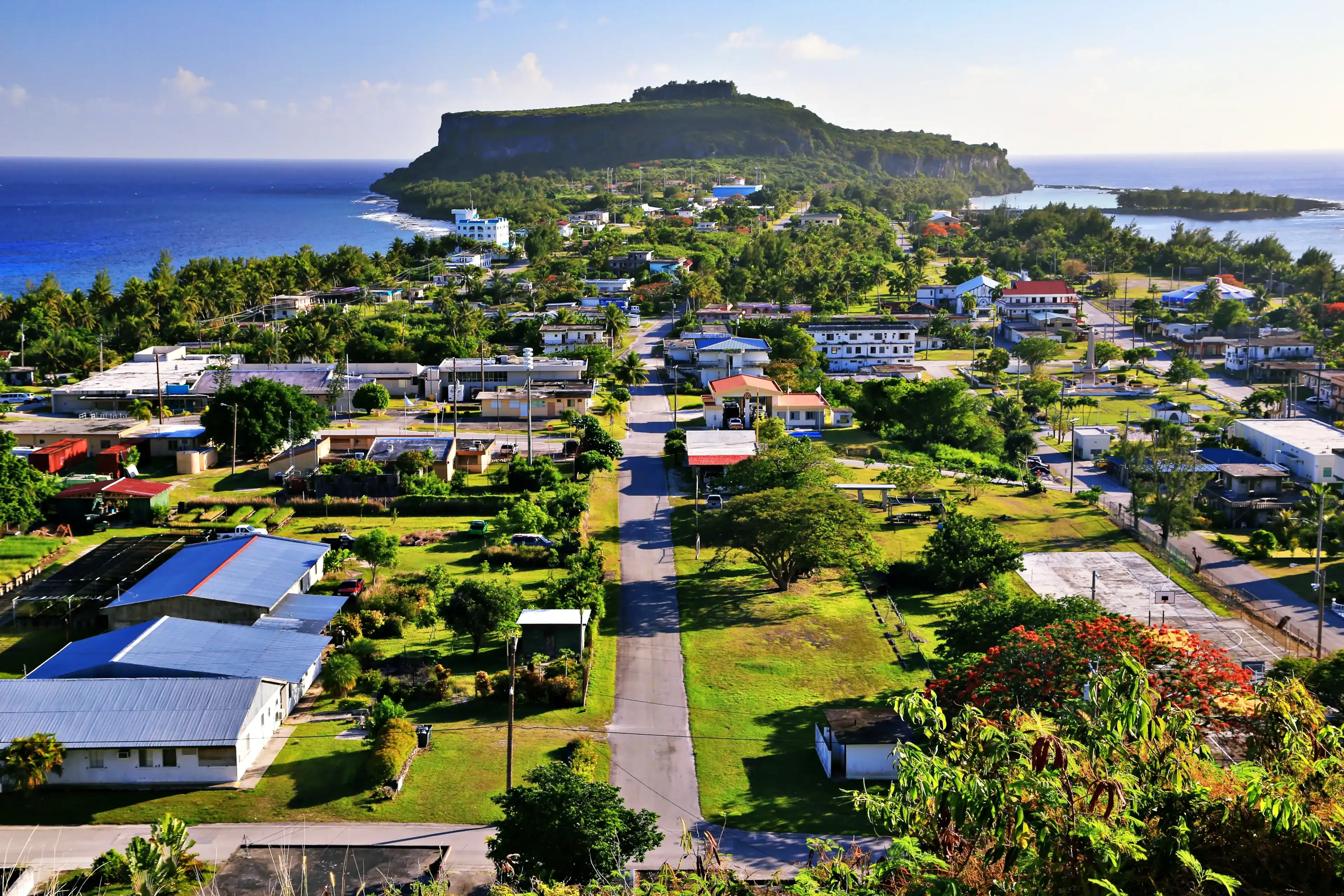 View of Song Song Village from the Observatory (Rota, Northern Mariana Islands) View of Song Song Village from the Observatory (Rota, Northern Mariana Islands)