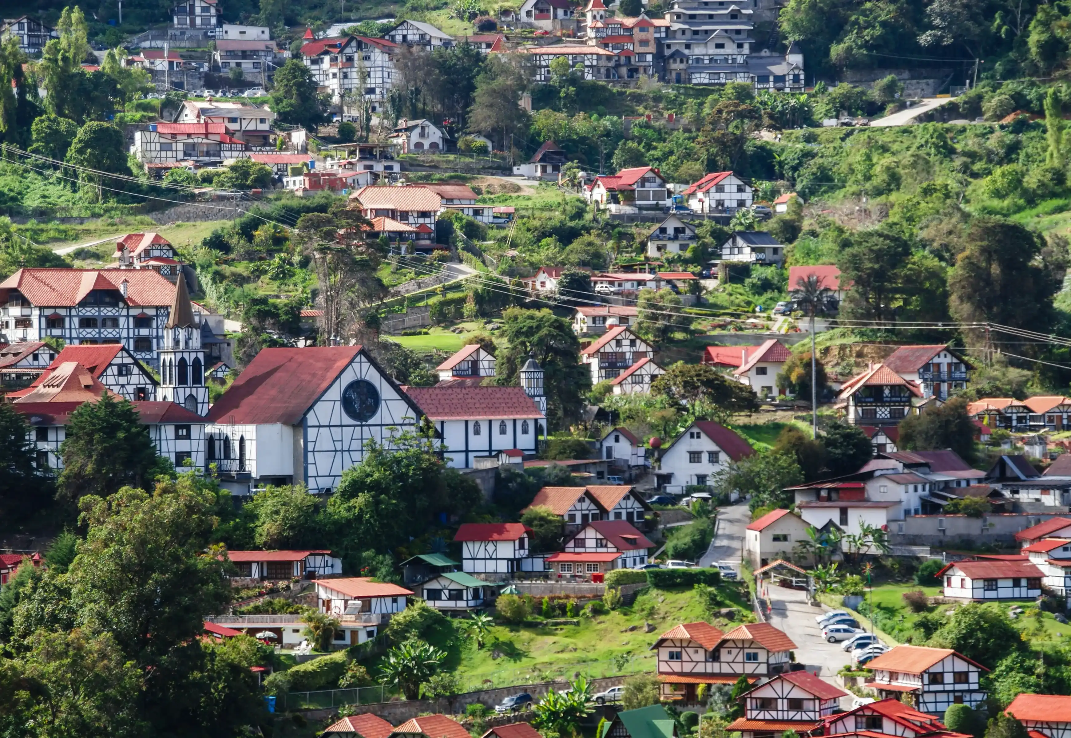 View of the rural town of Colonia Tovar, in Aragua state, Venezuela. View of the rural town of Colonia Tovar, in Aragua state, Venezuela.