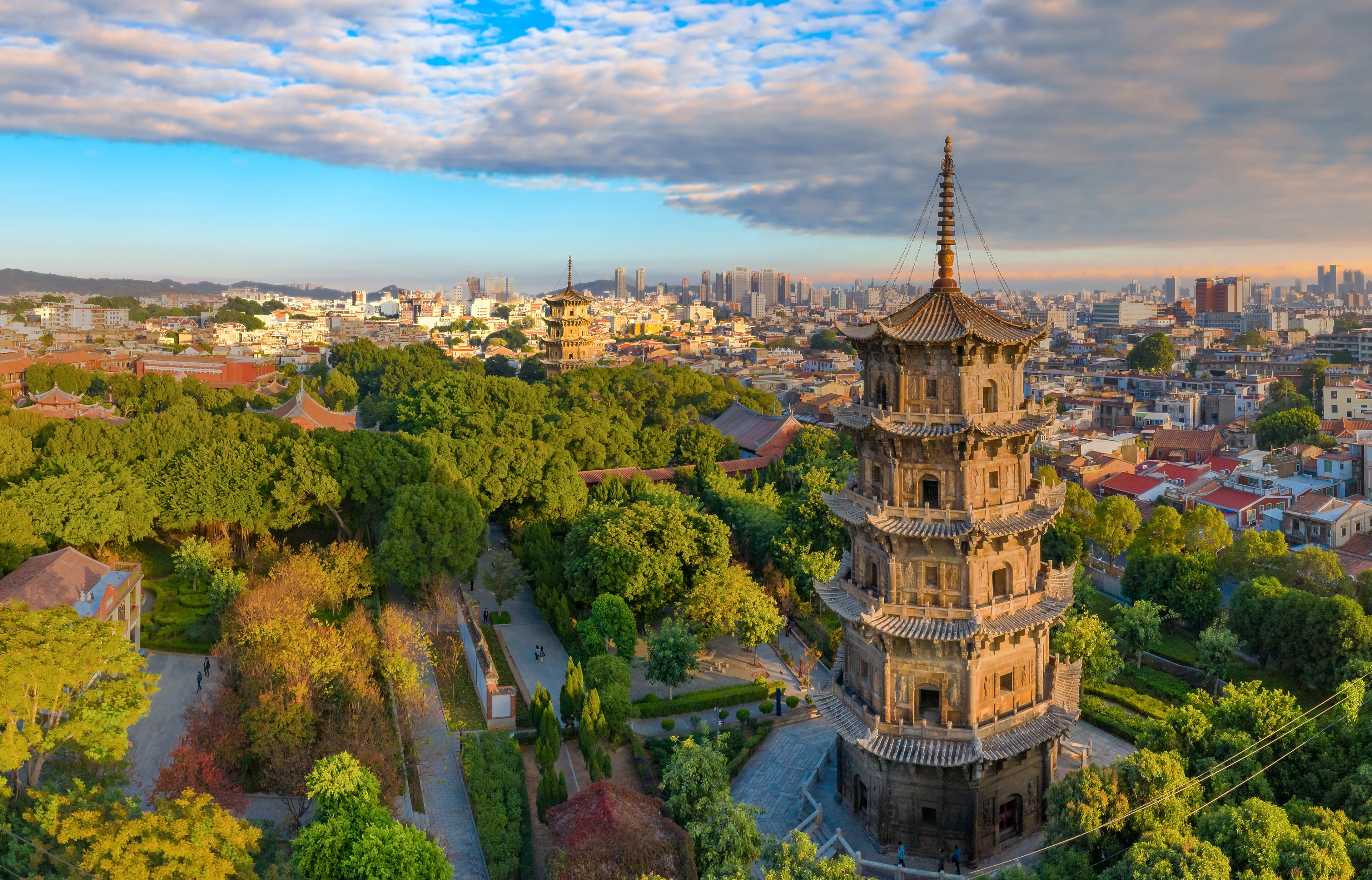 Kaiyuan temple in the old town of quanzhou city, fujian province, China