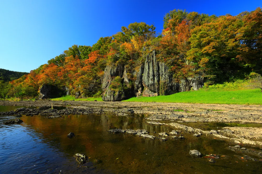 Hanamaki City, Iwate Prefecture Autumn Leaves Valley