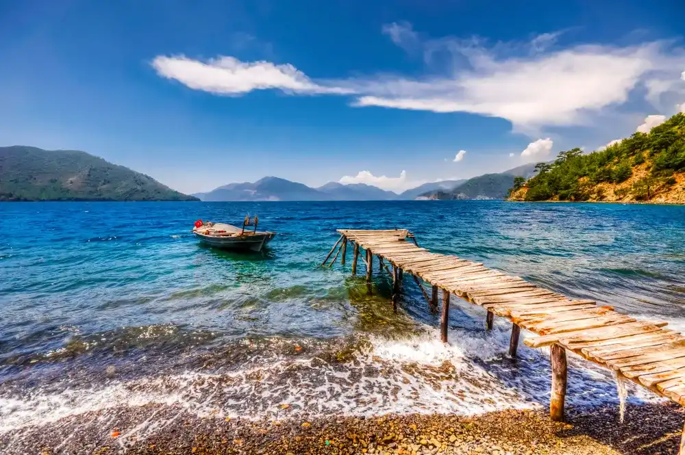Marmaris coastal view in Turkey Marmaris coastal view in Turkey