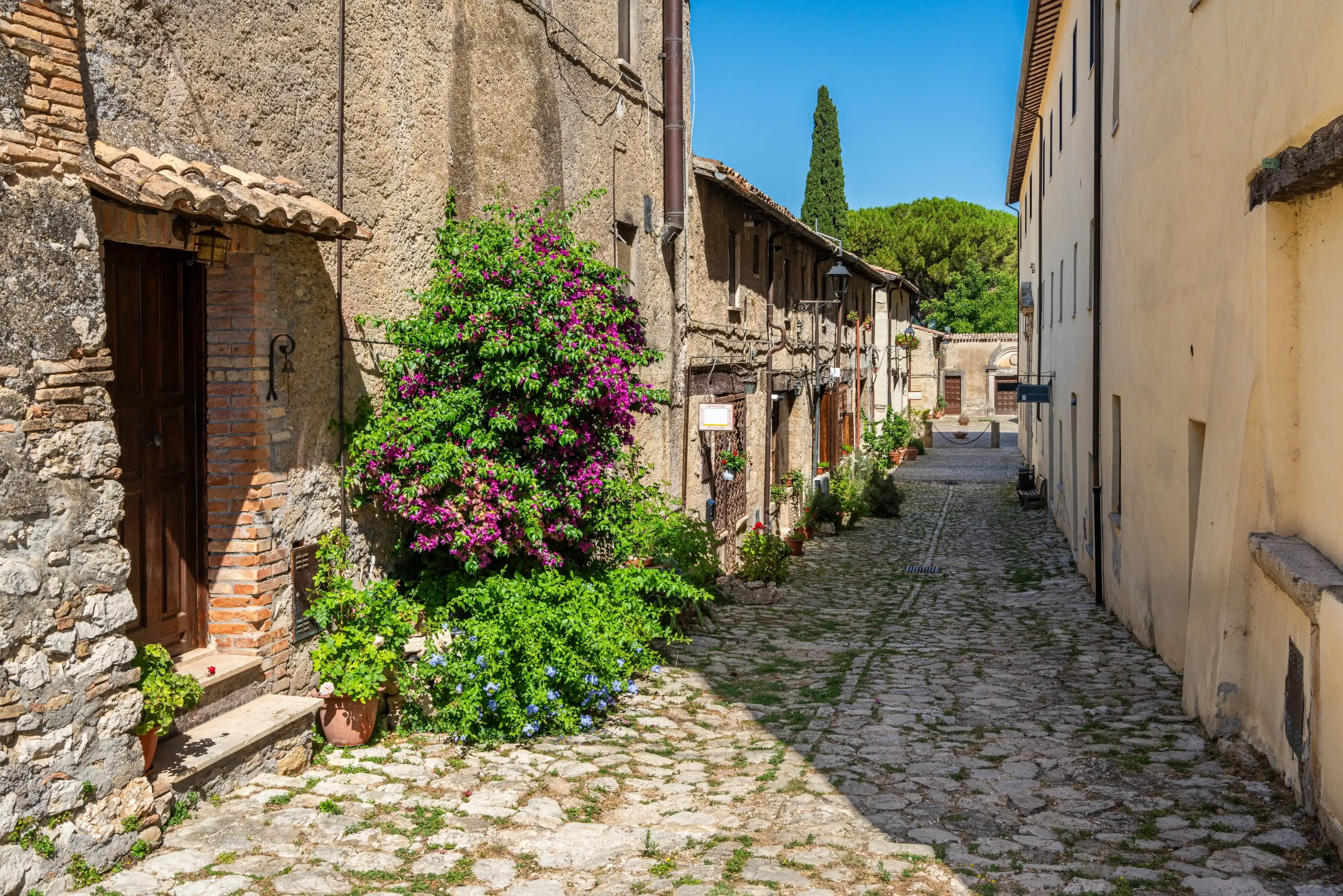 The picturesque Farfa village, in the Province of Rieti, Lazio, Italy. The picturesque Farfa village, in the Province of Rieti, Lazio, Italy.