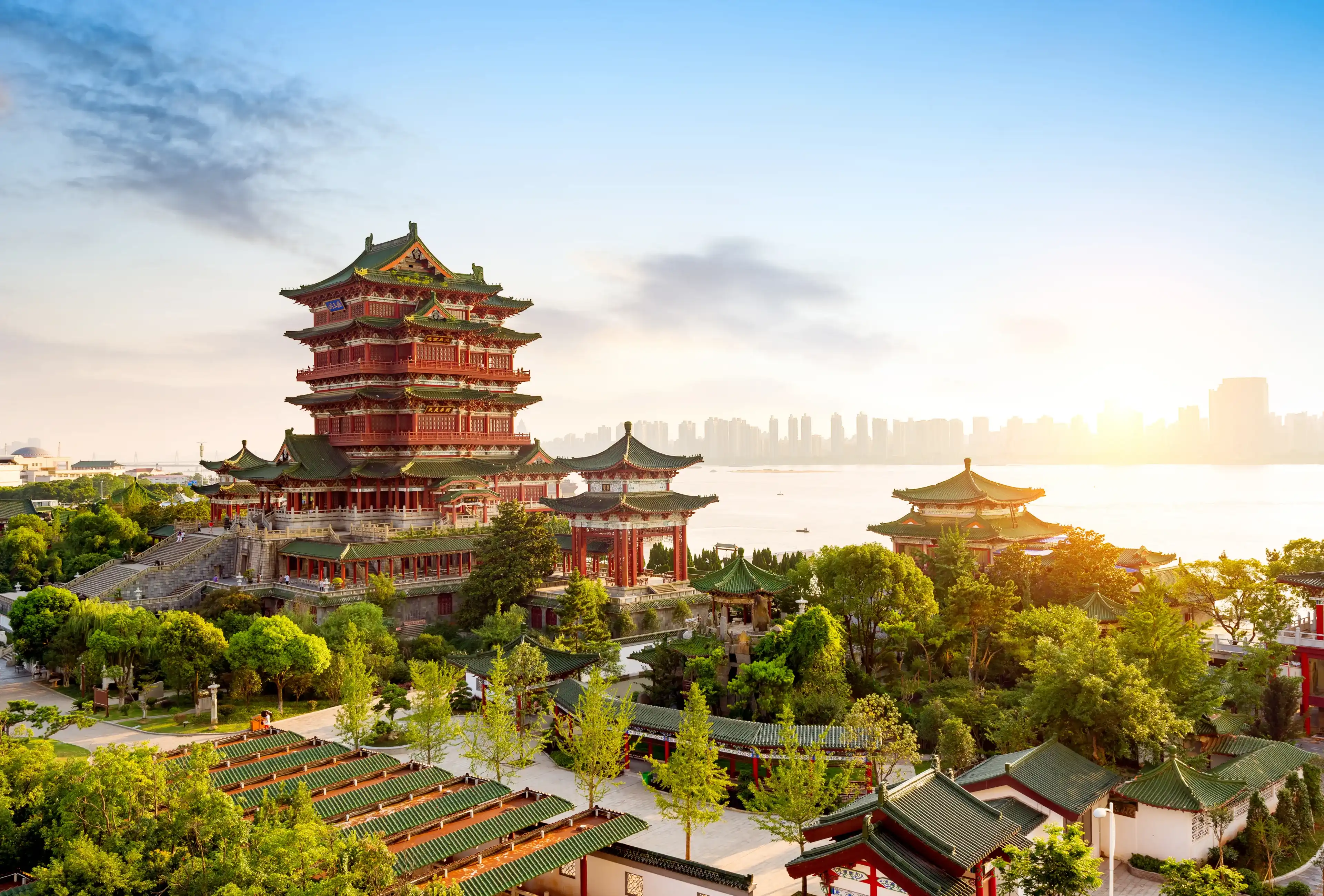 Tengwang Pavilion,Nanchang,traditional, ancient Chinese architecture, made of wood. Tengwang Pavilion,Nanchang,traditional, ancient Chinese architecture, made of wood.