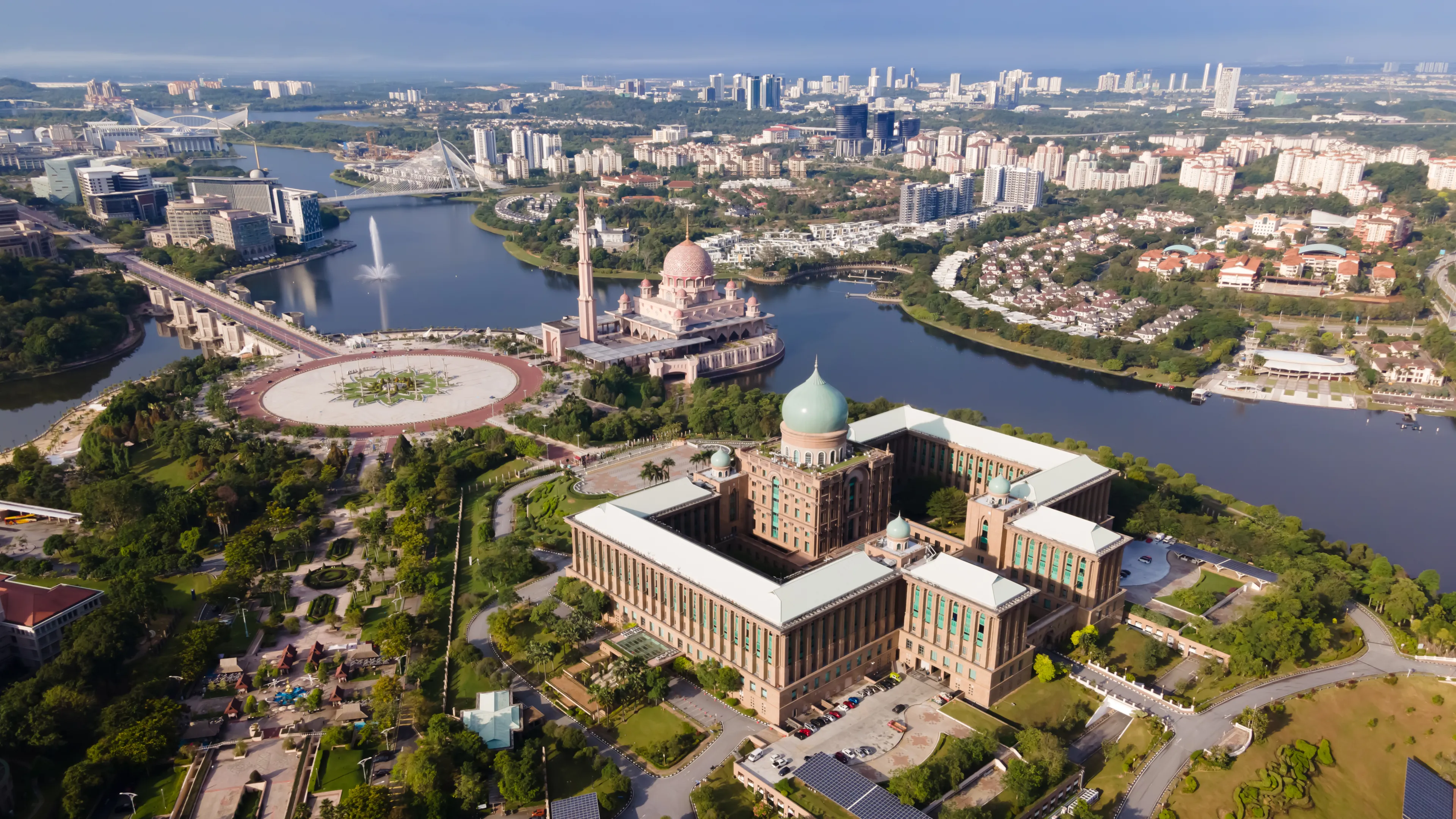 Aerial view of Putrajaya Prime Minister office
