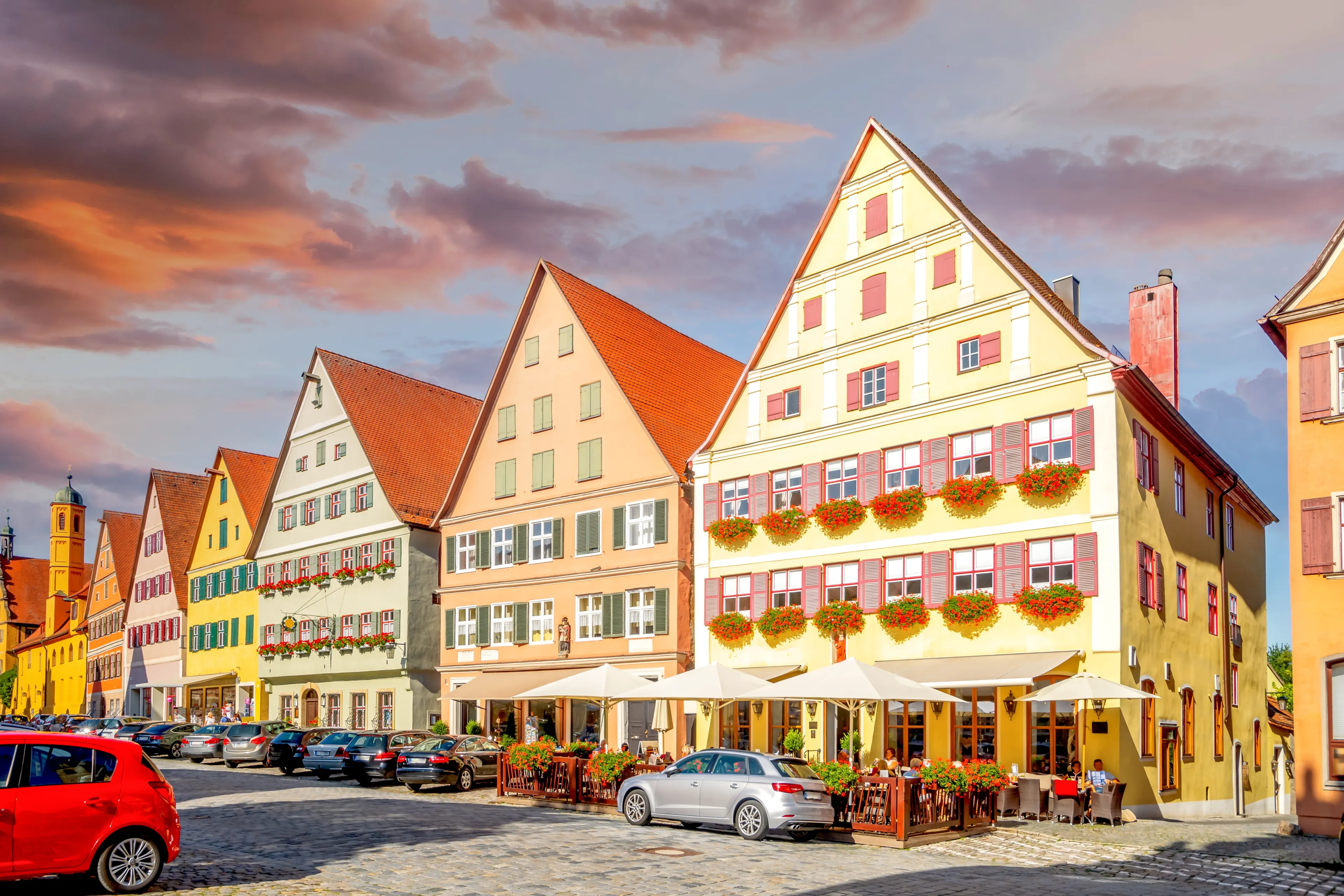 Old city of Dinkelsbuehl, Germany 