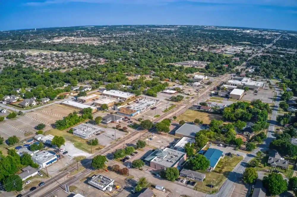 Aerial View of Desoto, Texas during Summer Aerial View of Desoto, Texas during Summer