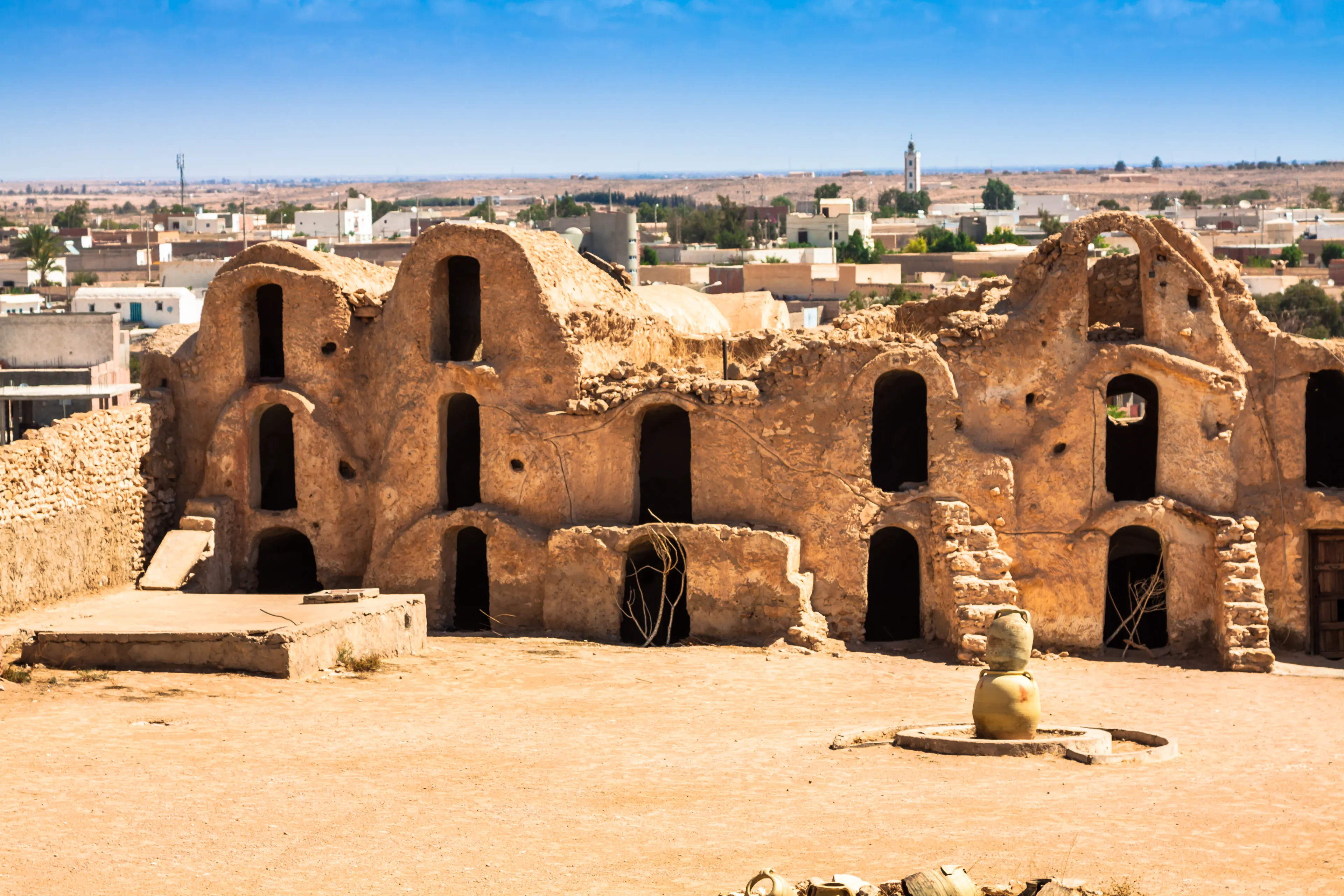 Medenine (Tunisia) : traditional Ksour (Berber Fortified Granary)