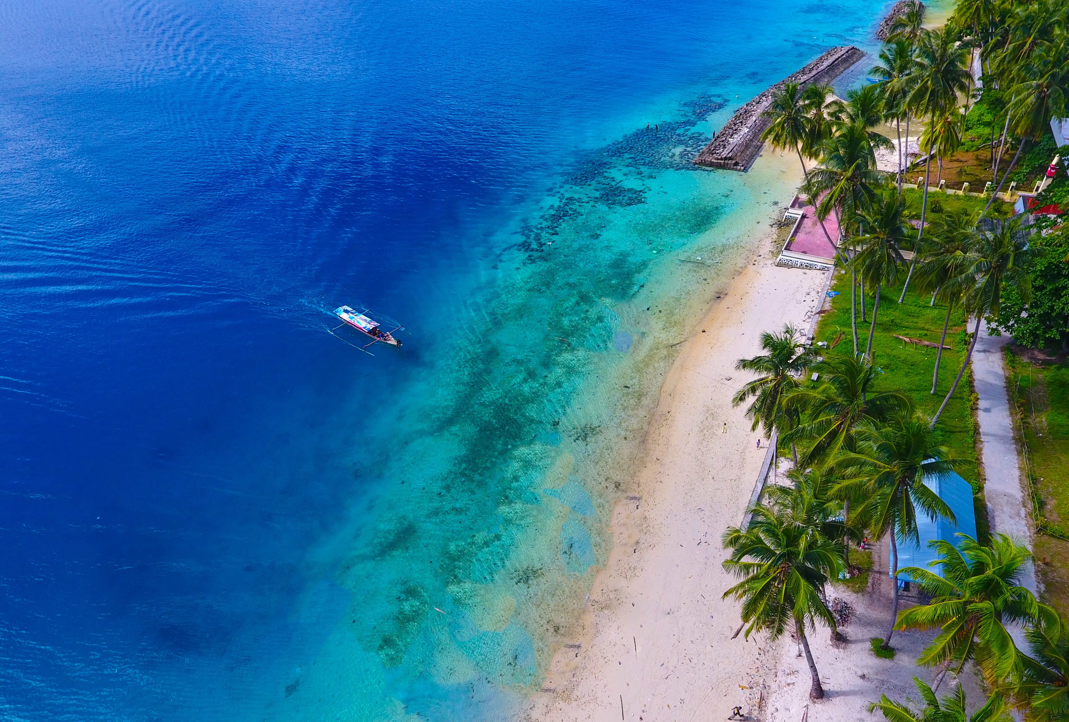Beautifull beach, Mansinam island in manokwari, West papua Indonesia