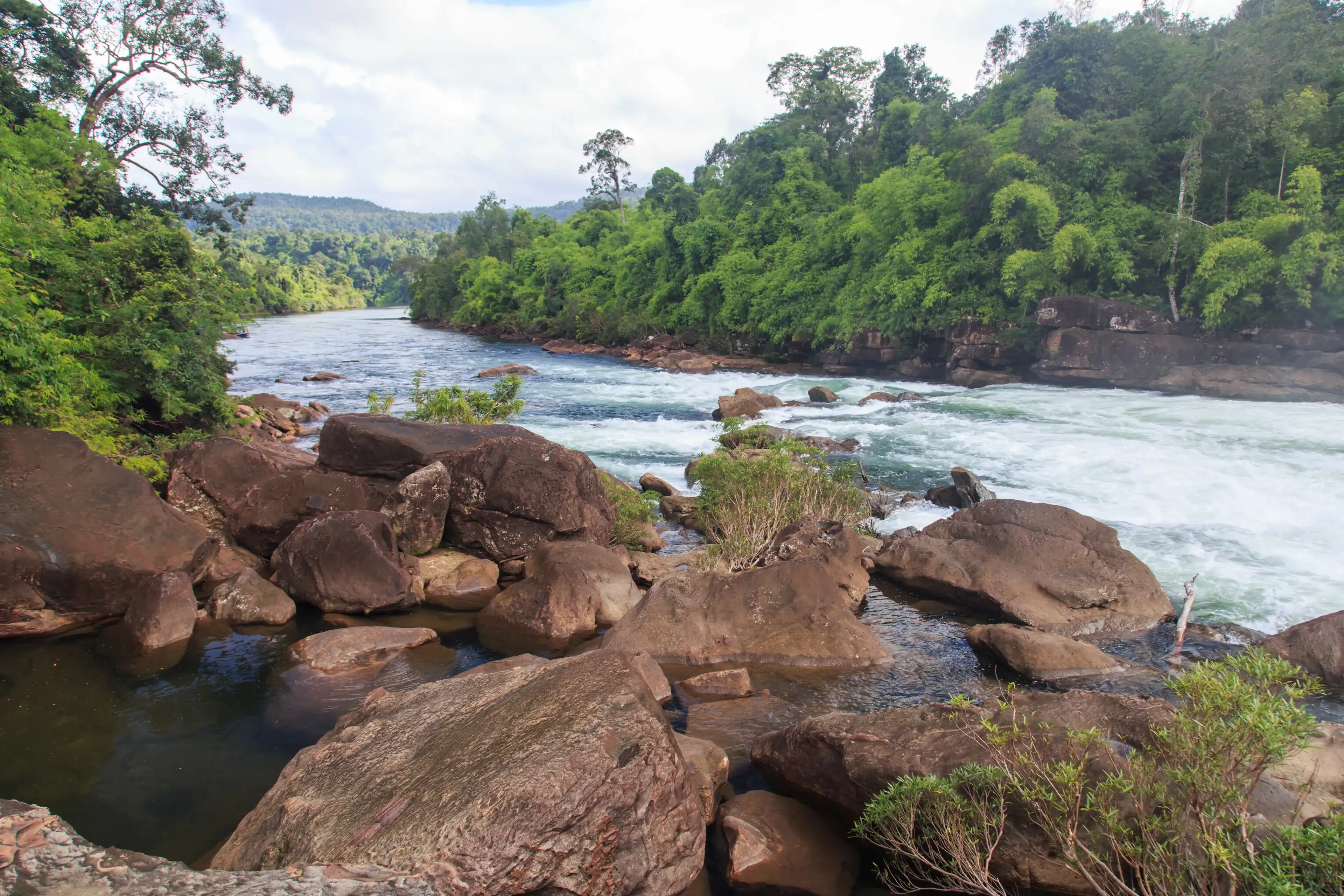 Tatai Waterfall is a big one of waterfall at Cambodia, 48 Road, Koh Kong, Cambodia. Tatai Waterfall is a big one of waterfall at Cambodia, 48 Road, Koh Kong, Cambodia.