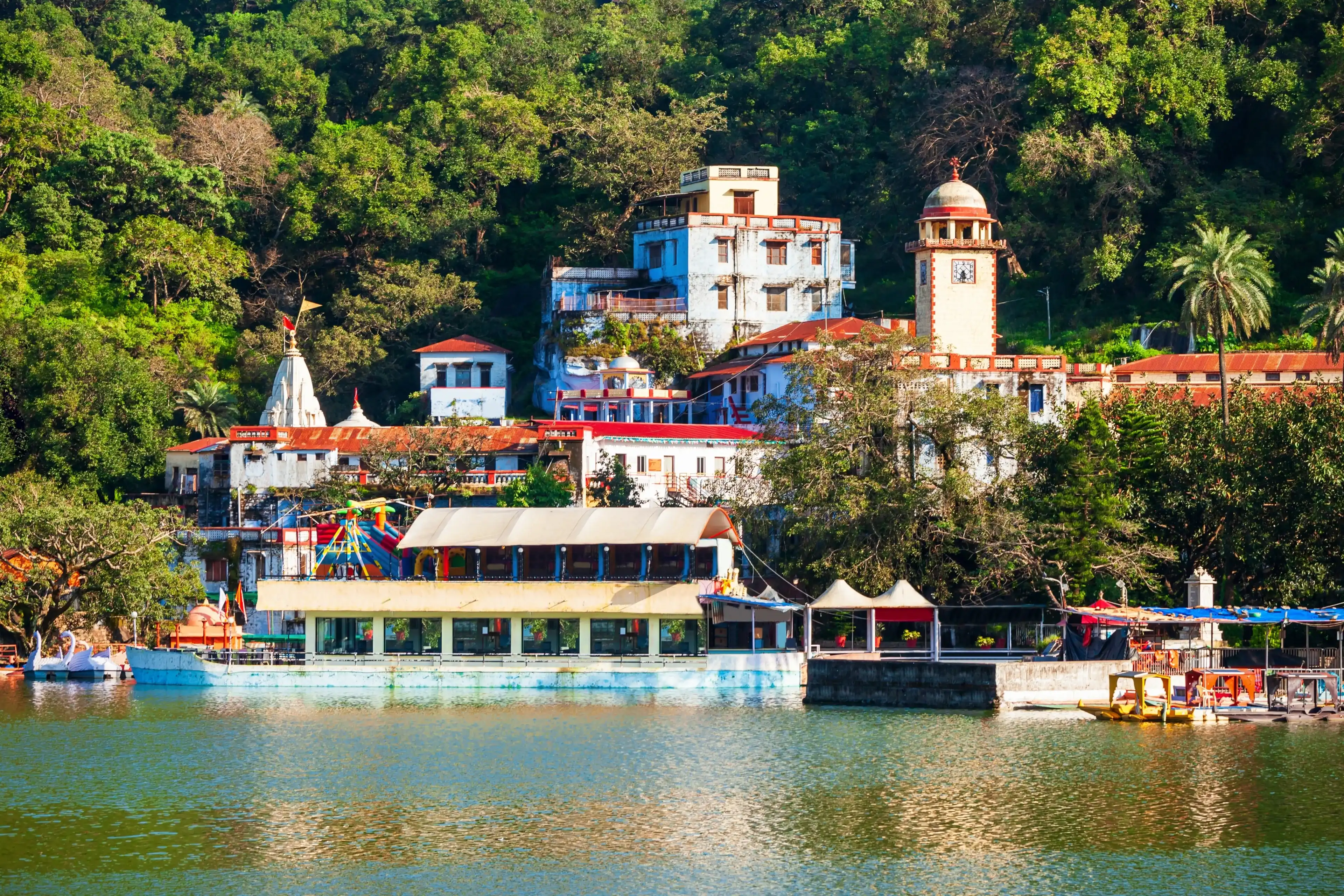 Mount Abu and Nakki lake. Mount Abu is a hill station in Rajasthan state, India. Mount Abu and Nakki lake. Mount Abu is a hill station in Rajasthan state, India.