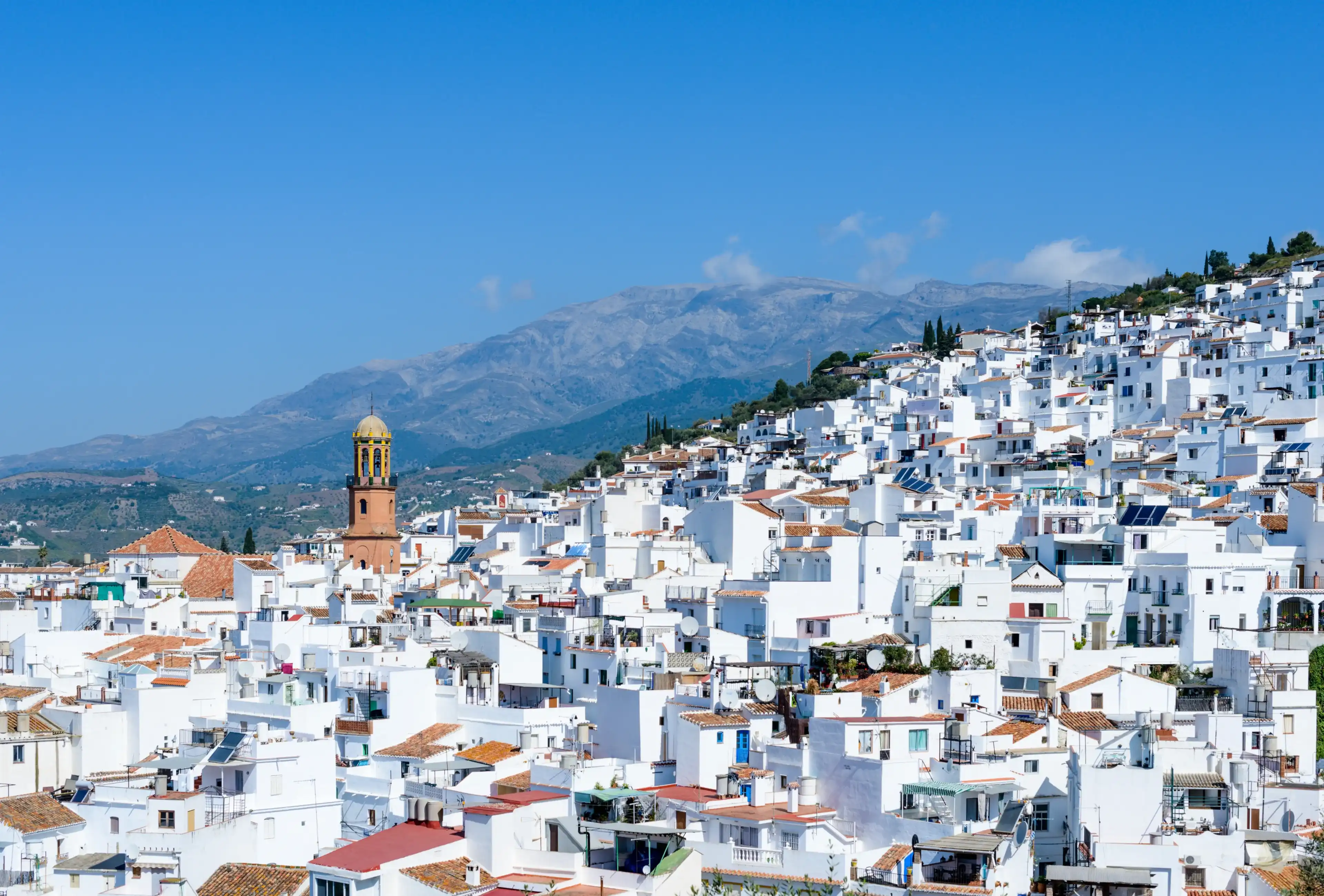 Village of Competa, Andalusia, Spain, Europe Village of Competa, Andalusia, Spain, Europe