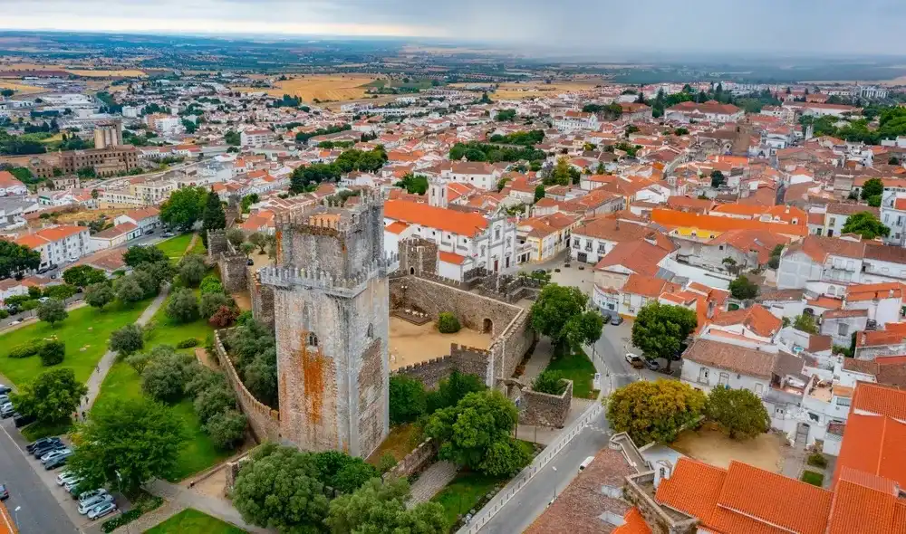 Cityscape of Portuguese town Beja. Cityscape of Portuguese town Beja.
