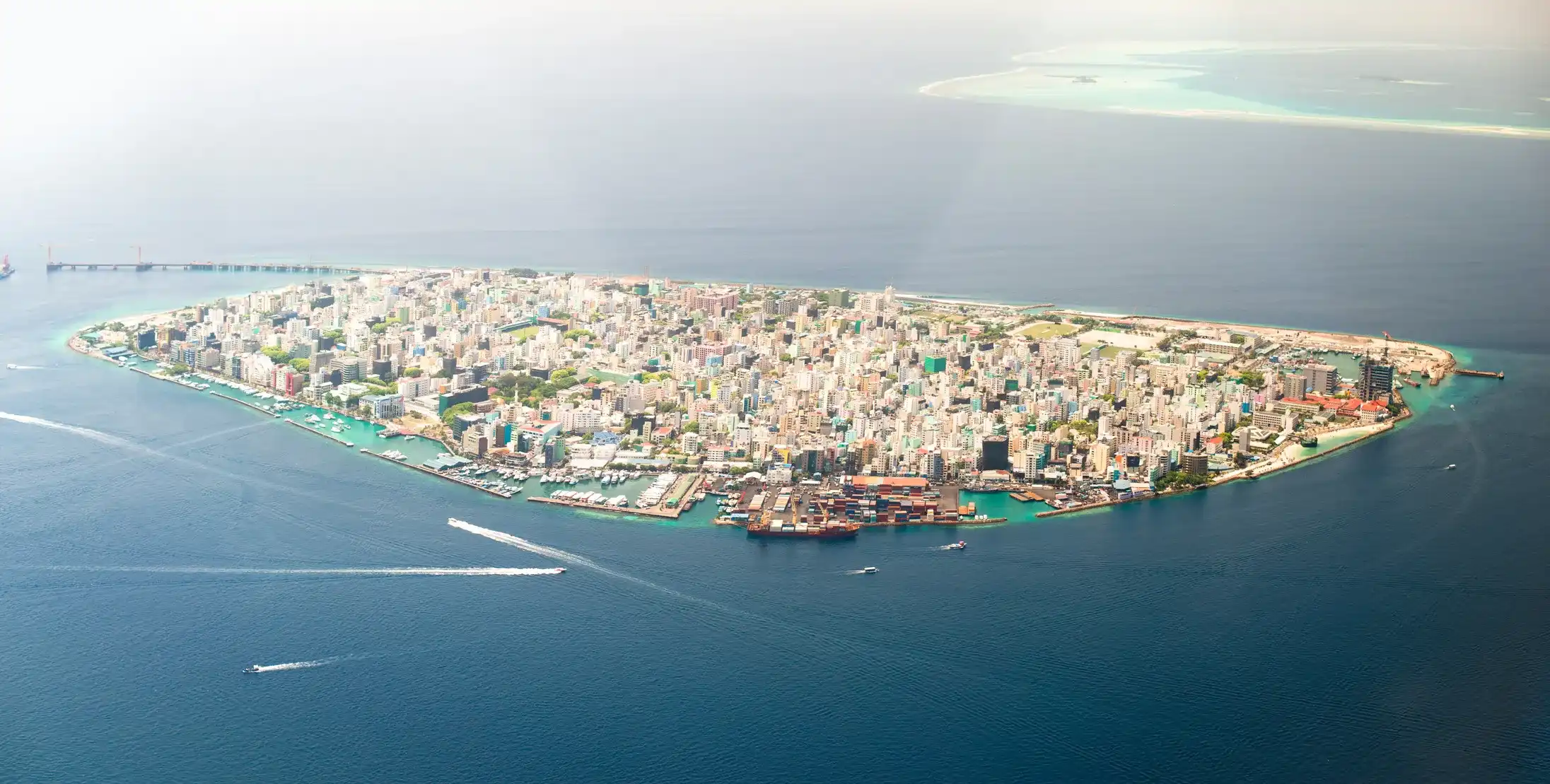 Male island from the sky Male island from the sky