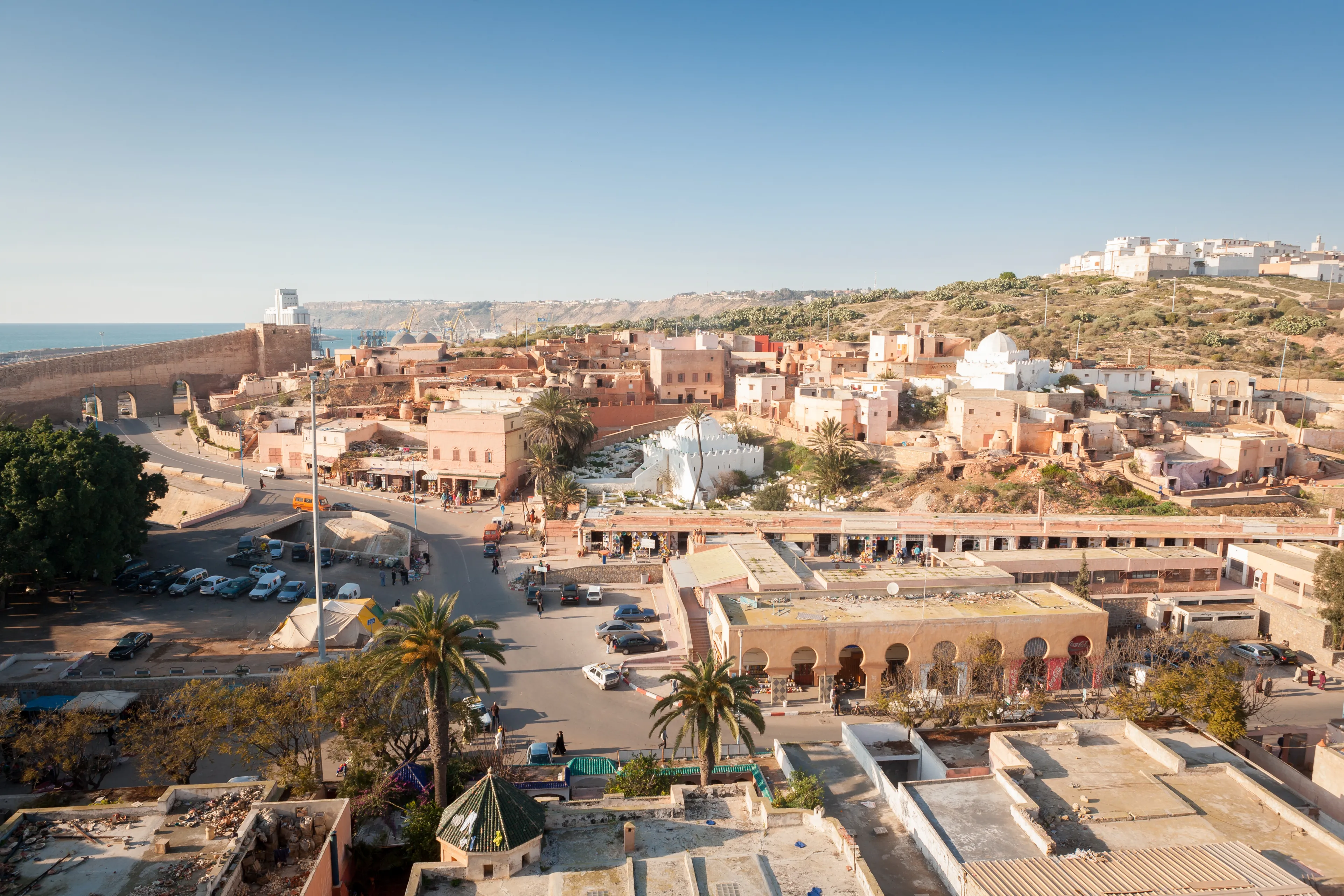 Panorama of the city of Safi, Morocco