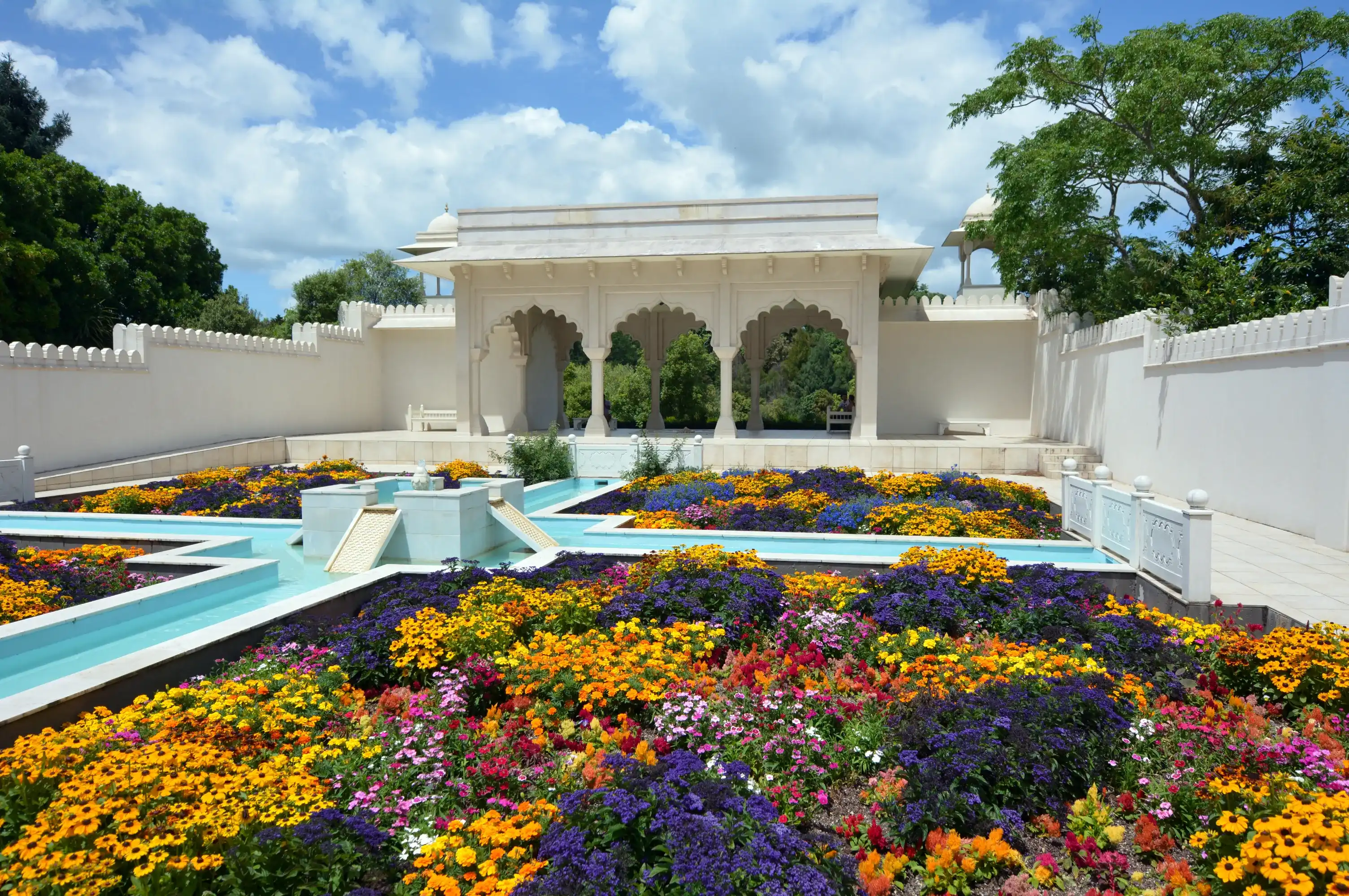 Indian Char Bagh Garden in Hamilton Gardens Hamilton, New Zealand. Indian Char Bagh Garden in Hamilton Gardens Hamilton, New Zealand.