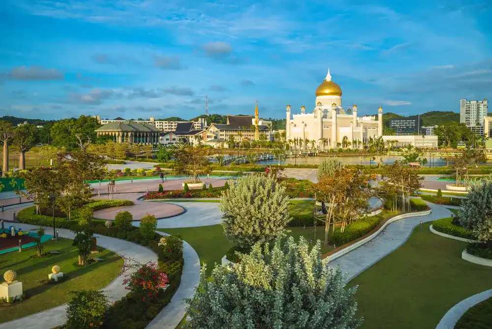 Taman Mahkota Jubli Emas in Bandar Seri Begawan, brunei Taman Mahkota Jubli Emas in Bandar Seri Begawan, brunei
