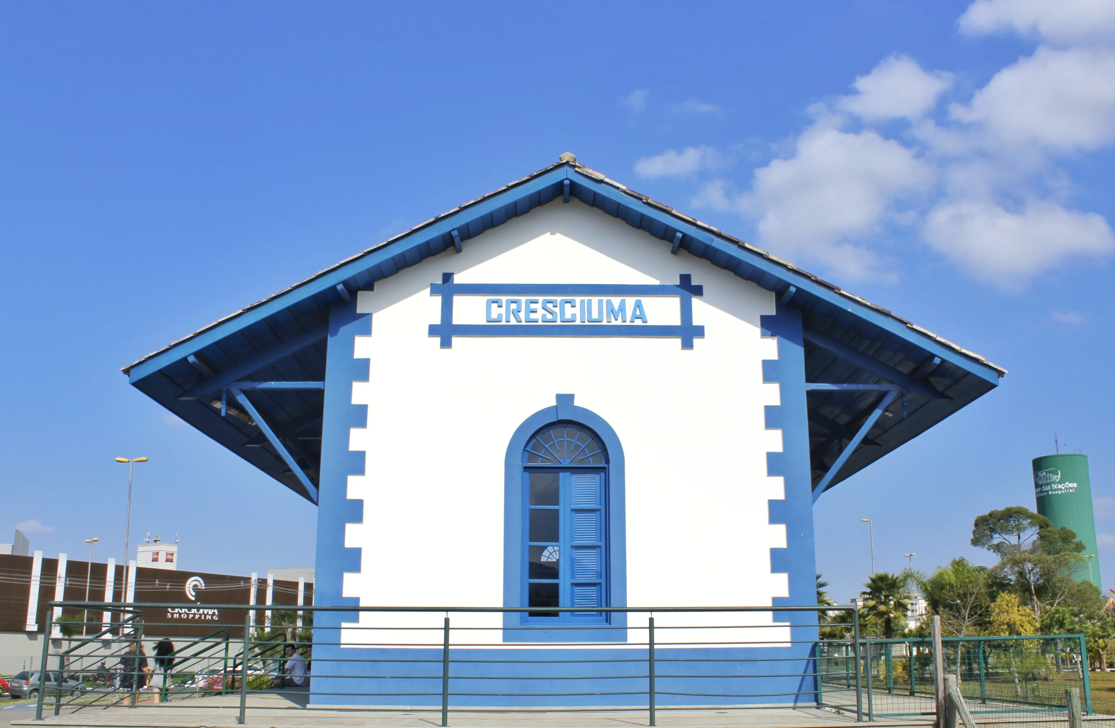 City of Criciuma, state of Santa Catarina, Brazil. September 09, 2018. Sunday of sunshine in the Park of Nations.
