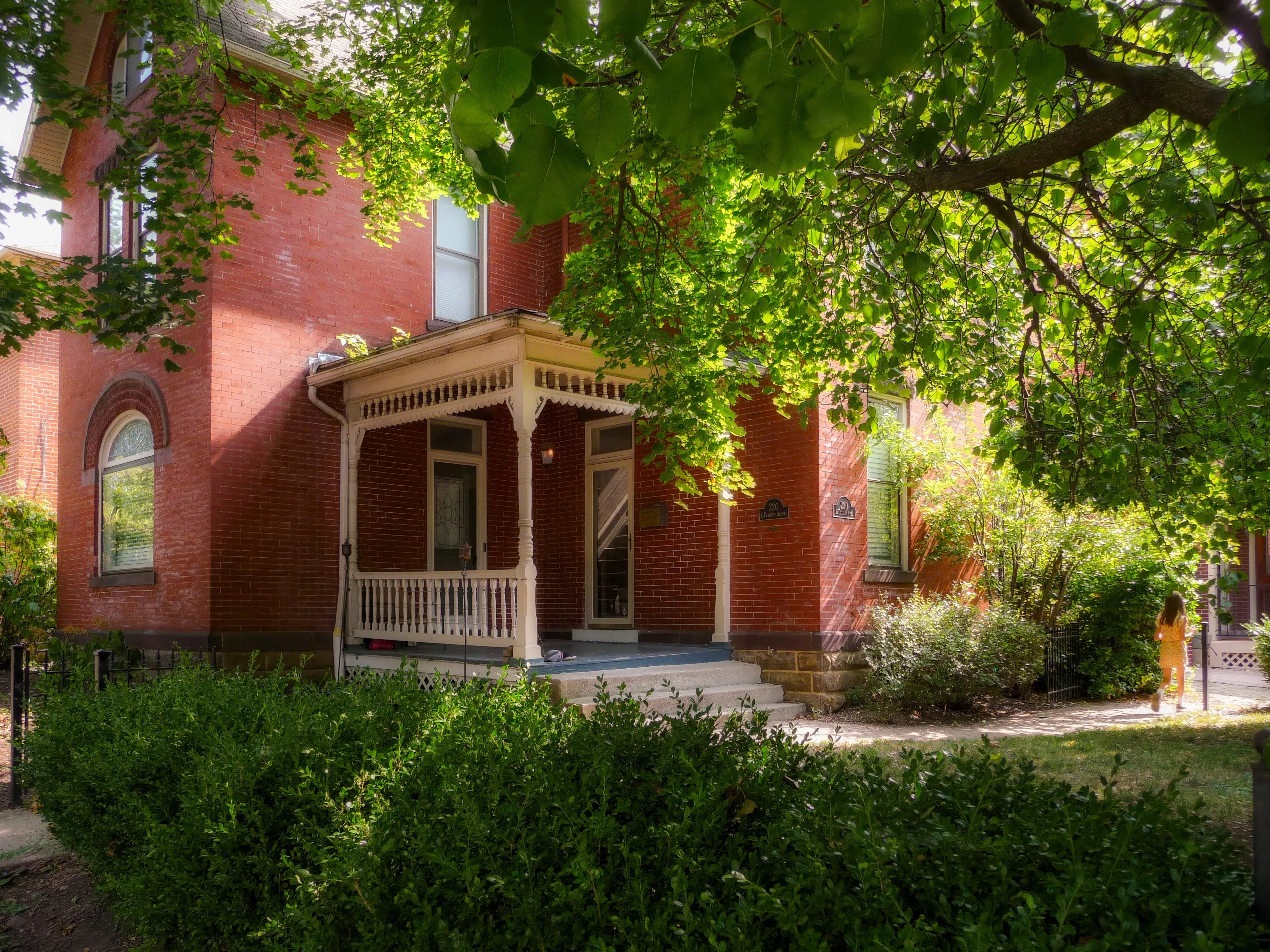 July 23rd 2024 - Columbus Ohio - United States. An old Victorian house near Schiller Park in German village Columbus Ohio. 