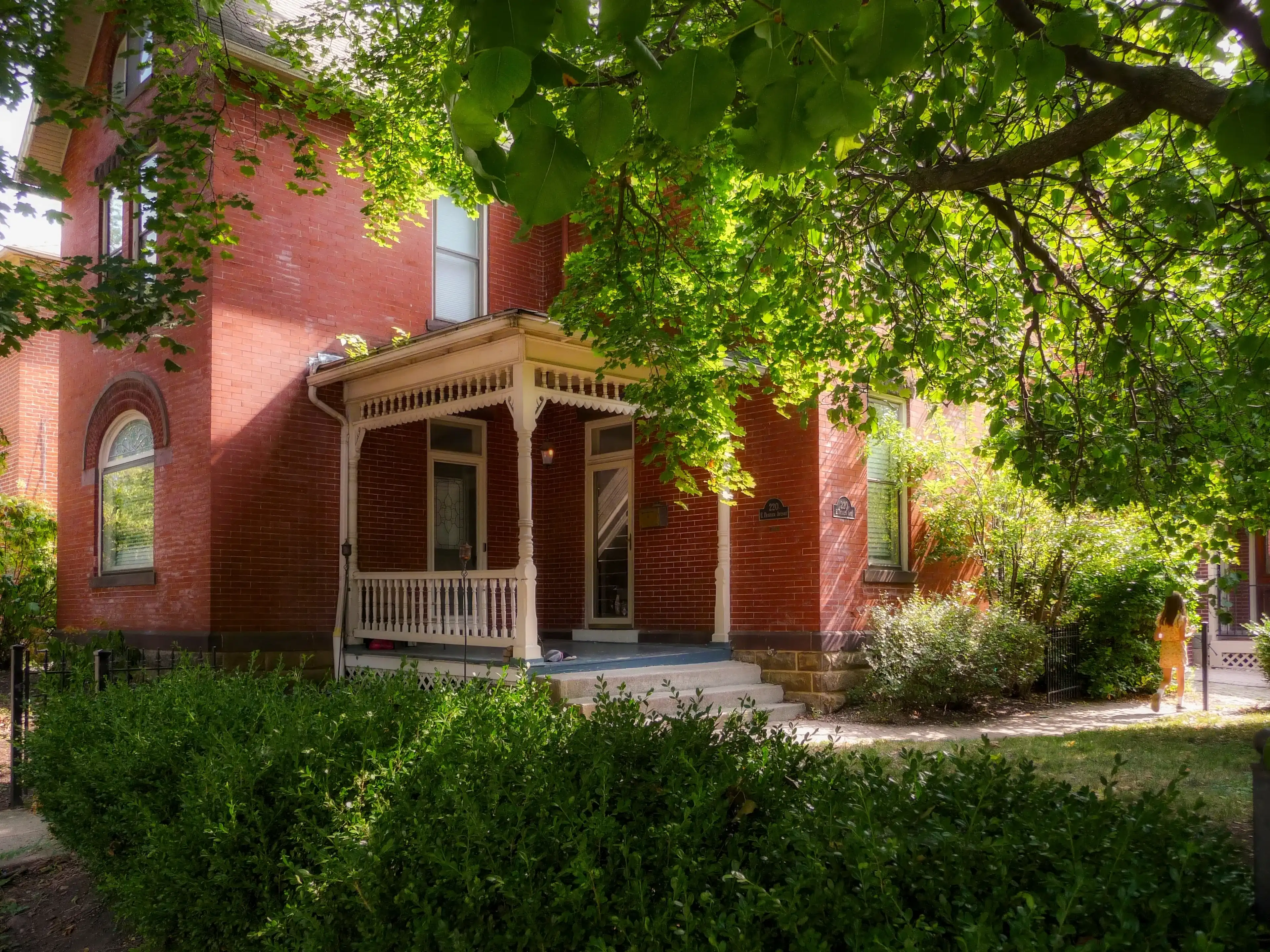 July 23rd 2024 - Columbus Ohio - United States. An old Victorian house near Schiller Park in German village Columbus Ohio. July 23rd 2024 - Columbus Ohio - United States. An old Victorian house near Schiller Park in German village Columbus Ohio.