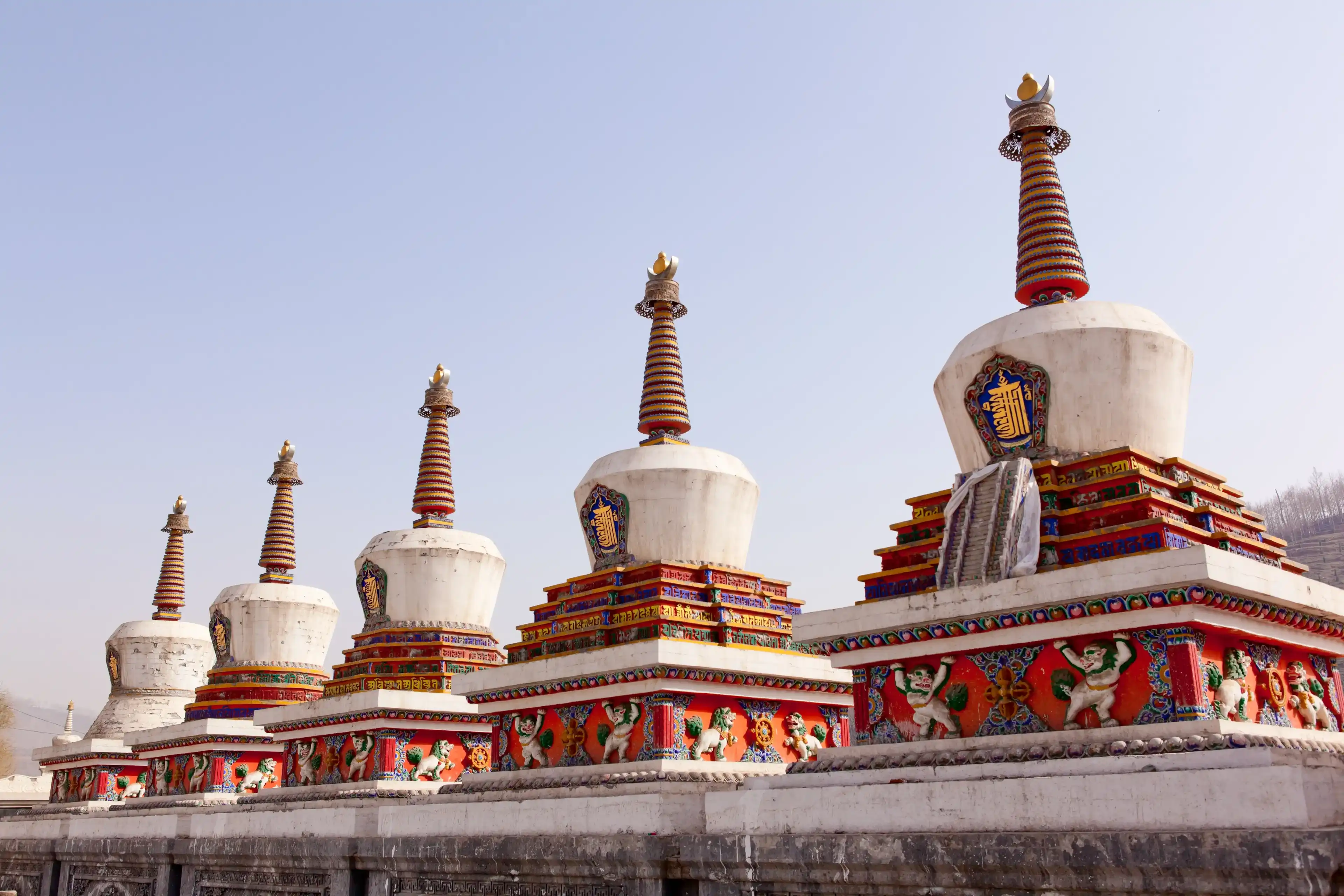 Kumbum Monastery in Qinghai, China Kumbum Monastery in Qinghai, China