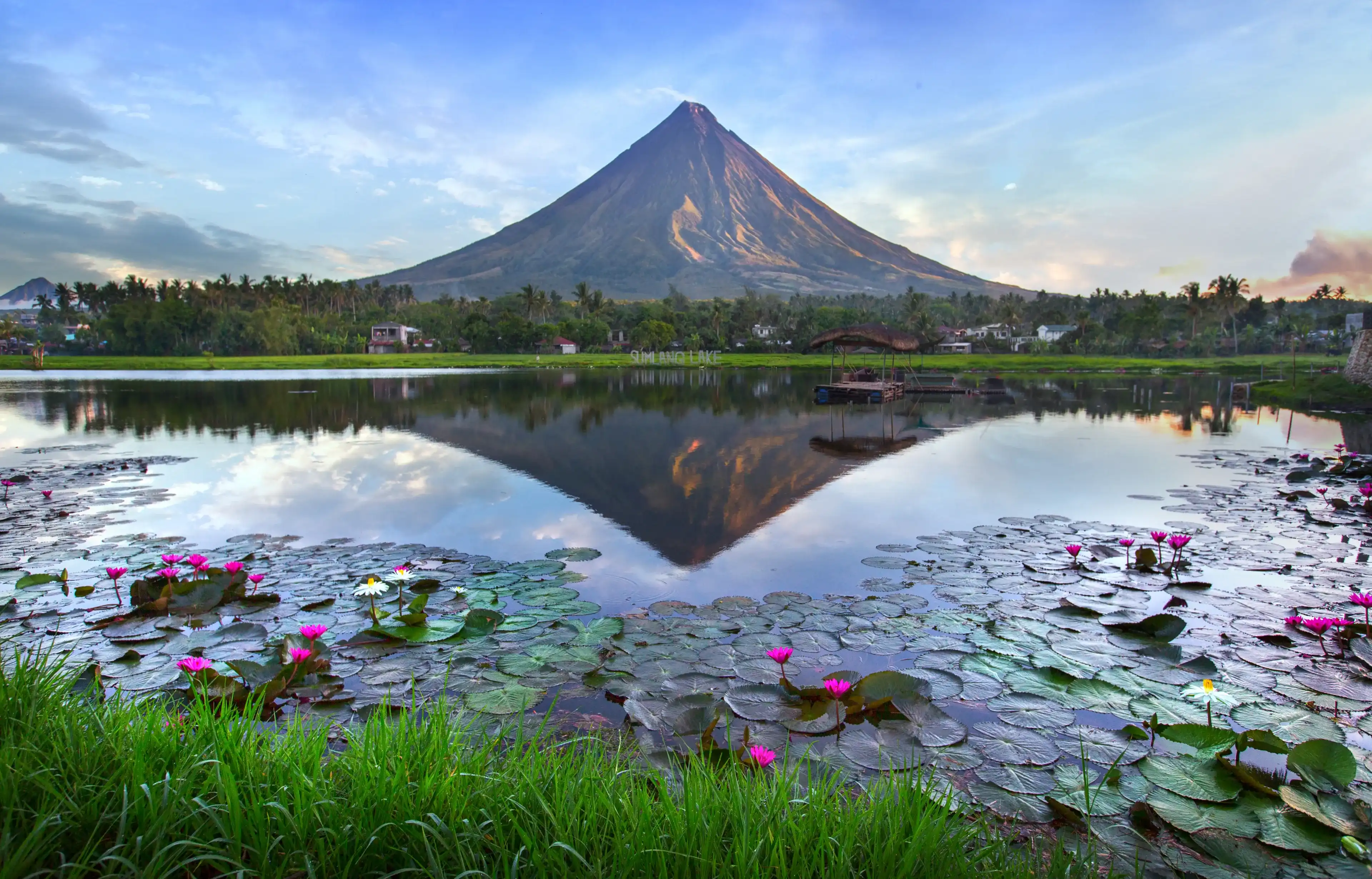 Mayon volcano at early morning,Philippines Mayon volcano at early morning,Philippines