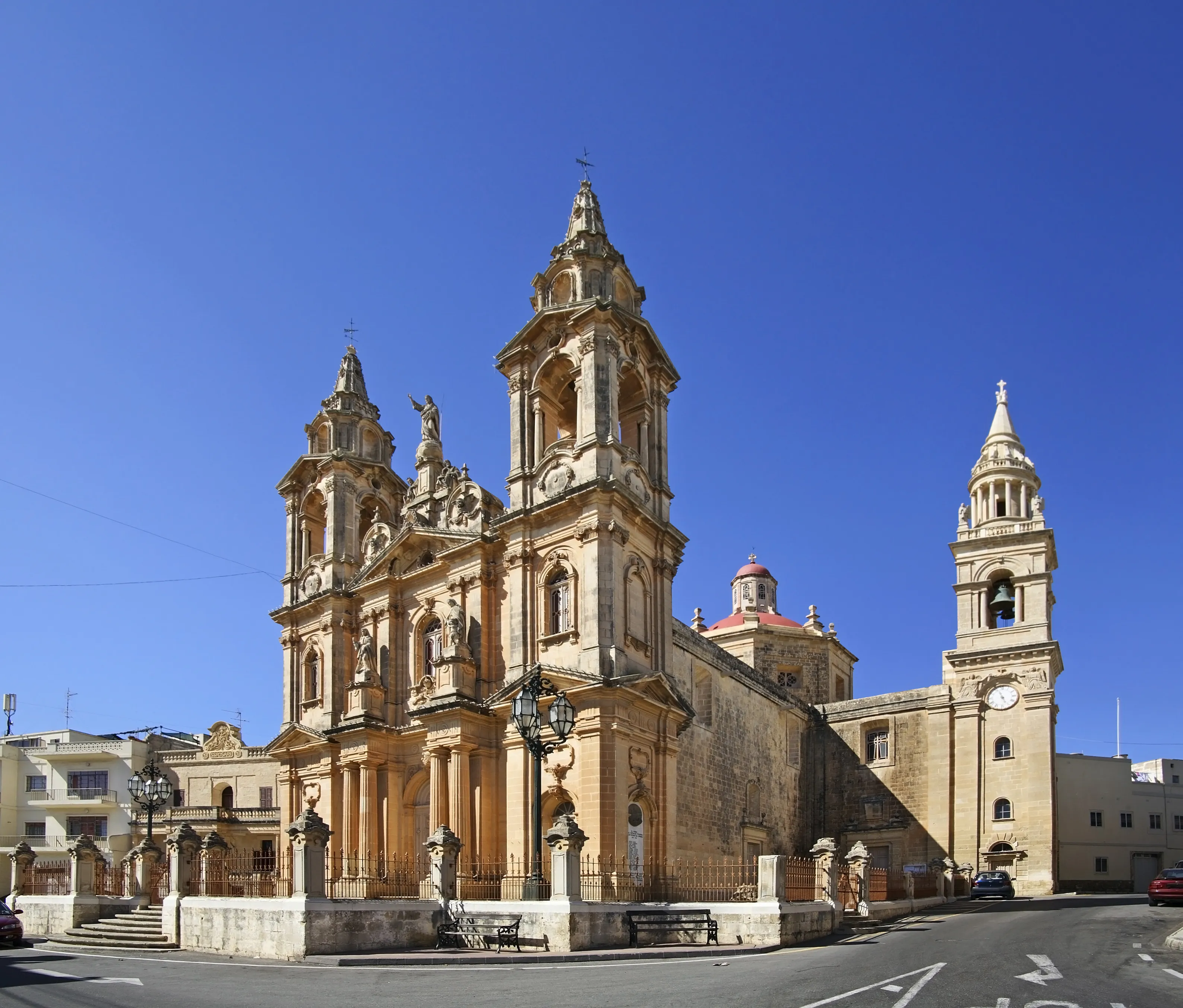 Church of Assumption of Virgin Mary in Gudja. Malta