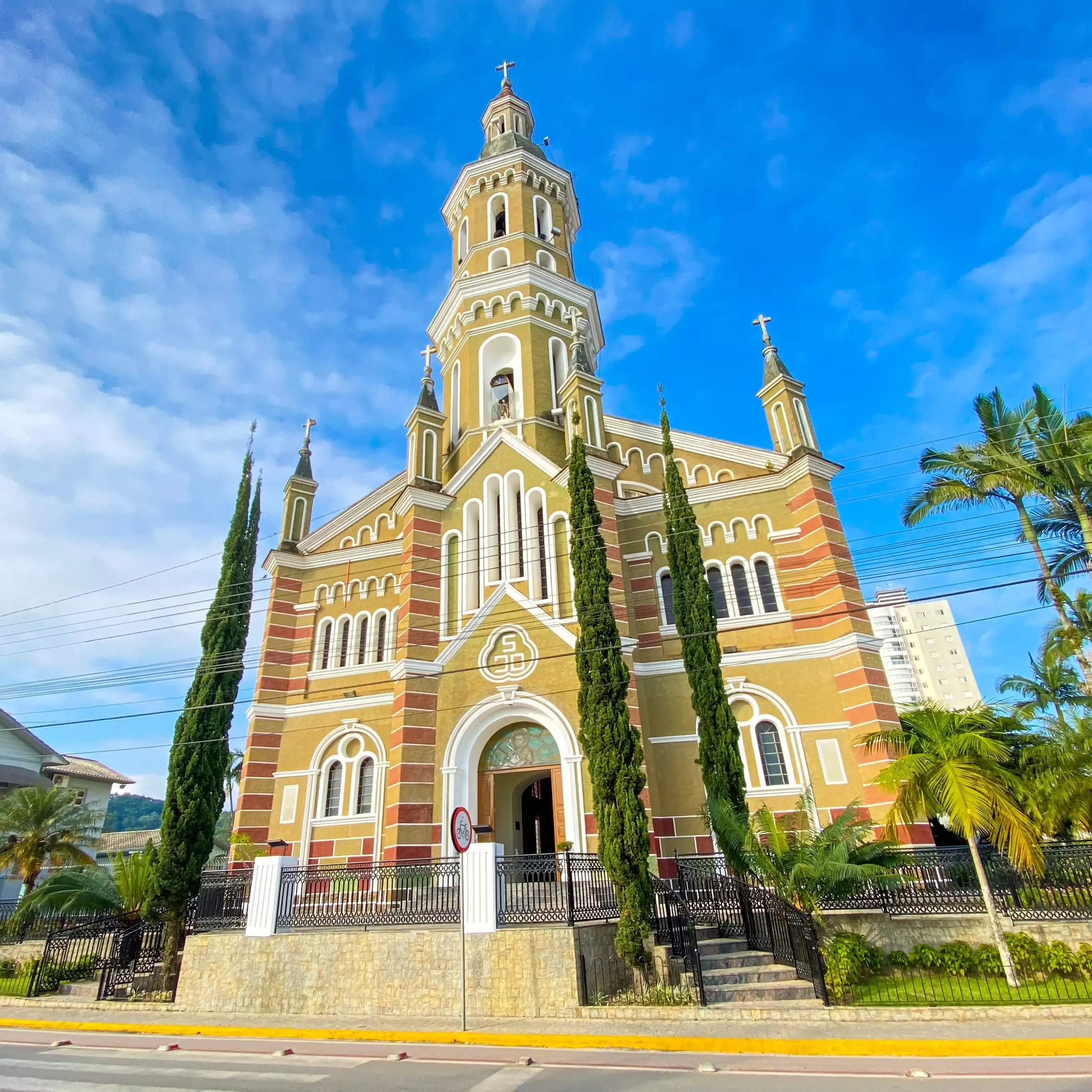 São João Batista - Santa Catarina - Brazil - 20 may 2021 - São João Batista Church São João Batista - Santa Catarina - Brazil - 20 may 2021 - São João Batista Church