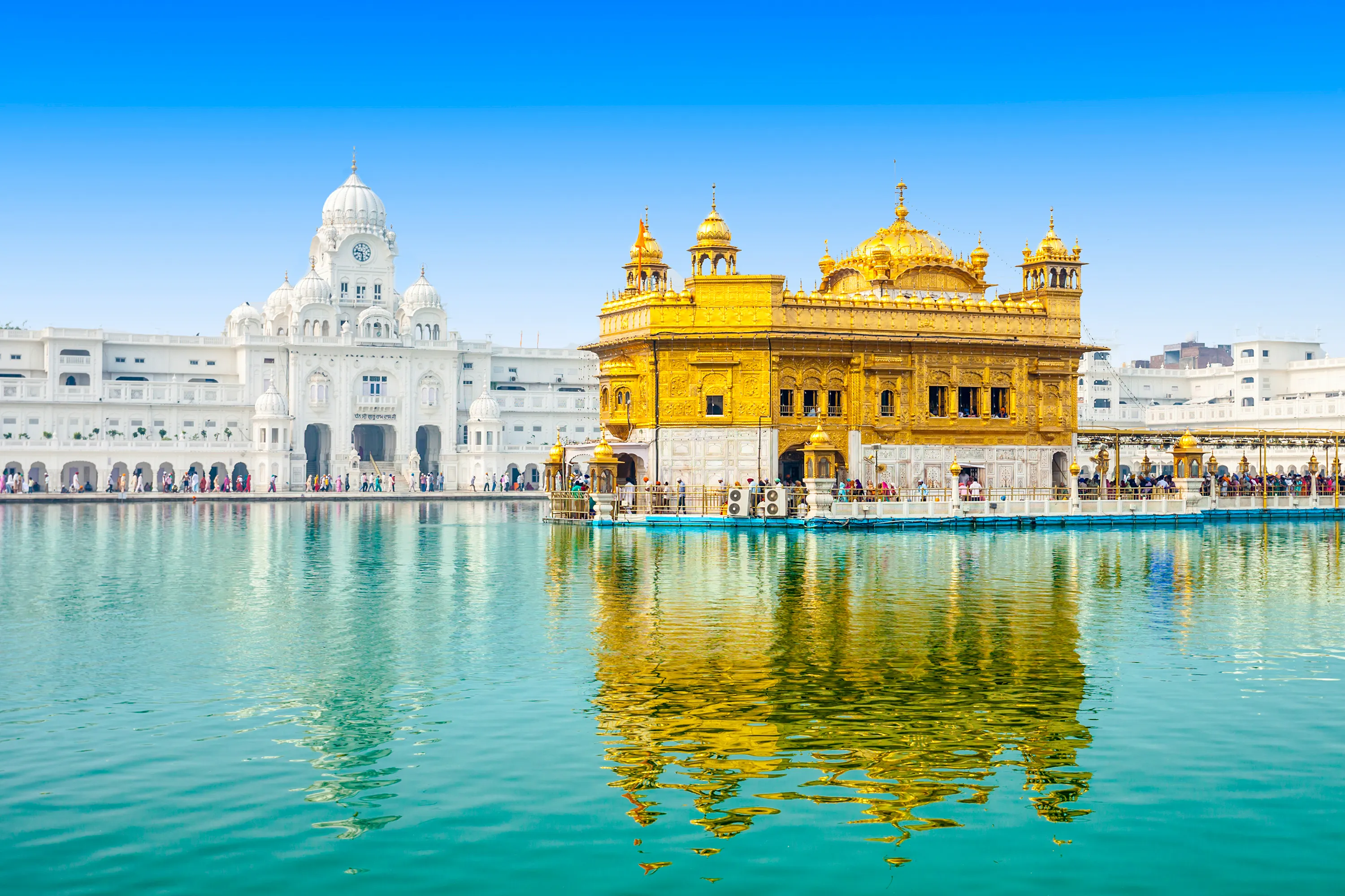 Golden Temple (Harmandir Sahib) in Amritsar, Punjab, India