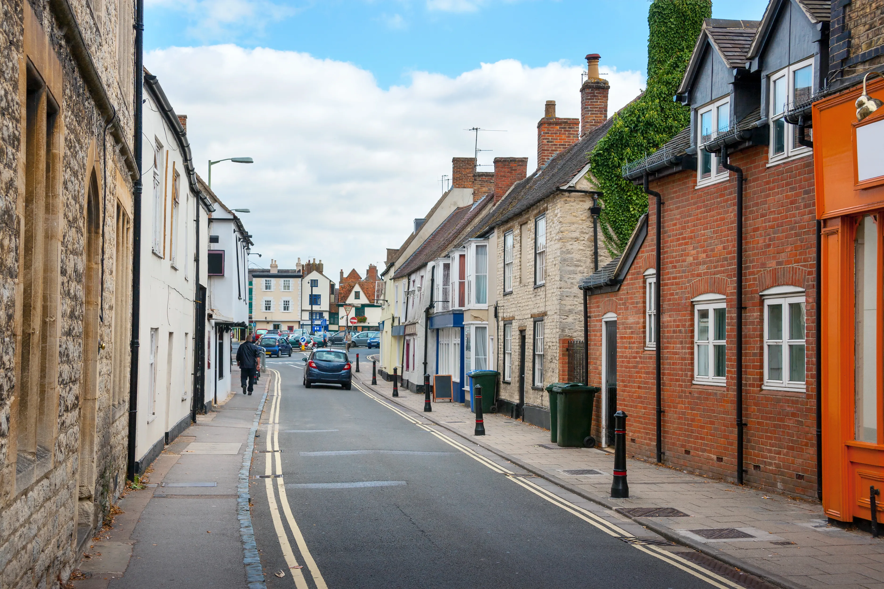 Causeway street. Bicester Village, Oxfordshire, England, UK