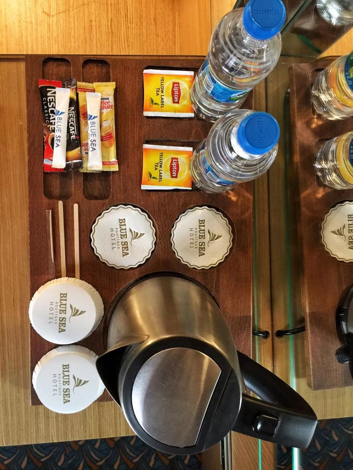 Coffee/tea facilities in Blue Sea Hotel