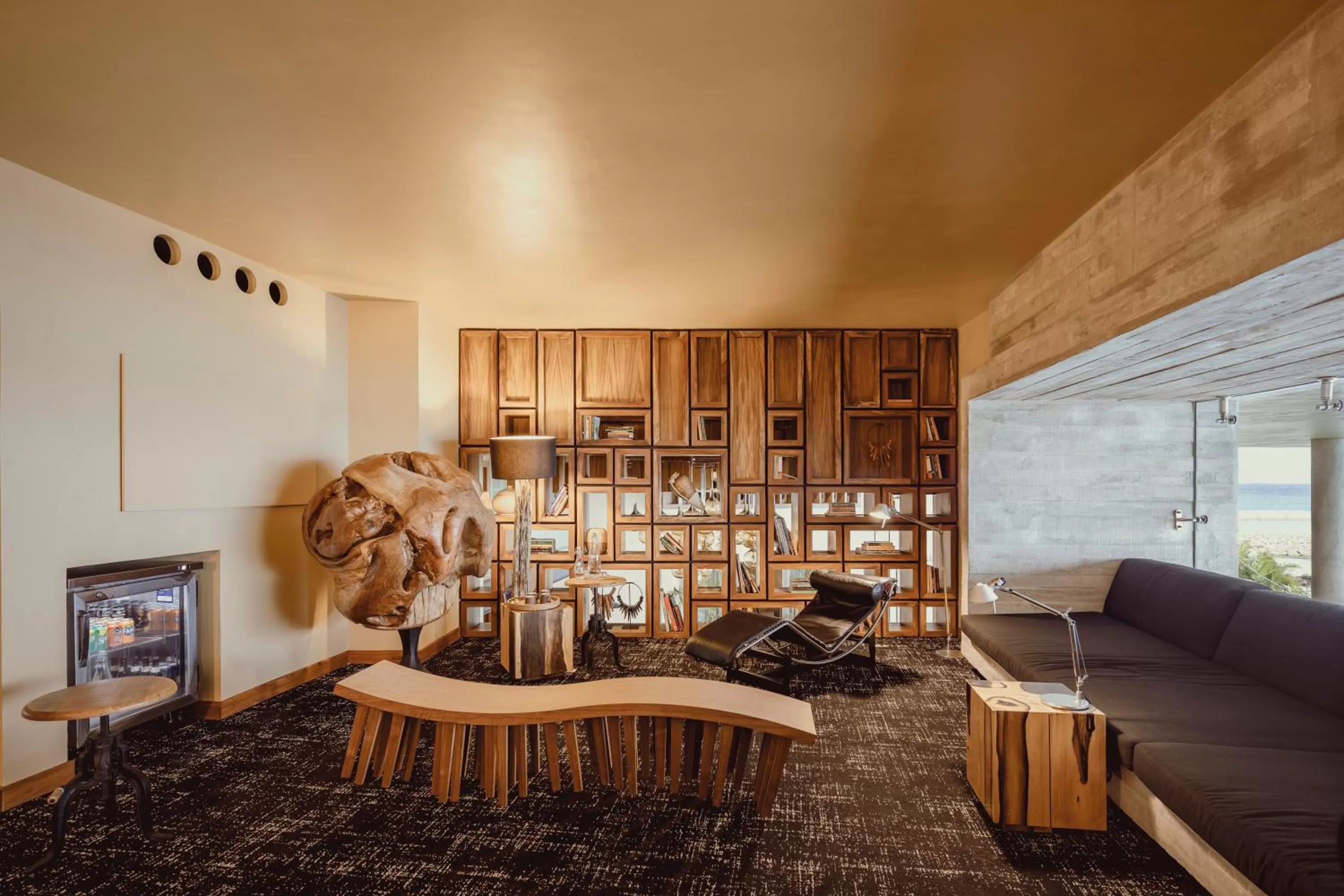 Library, Bed in La Casa de la Playa by Xcaret- All Inclusive Adults Only