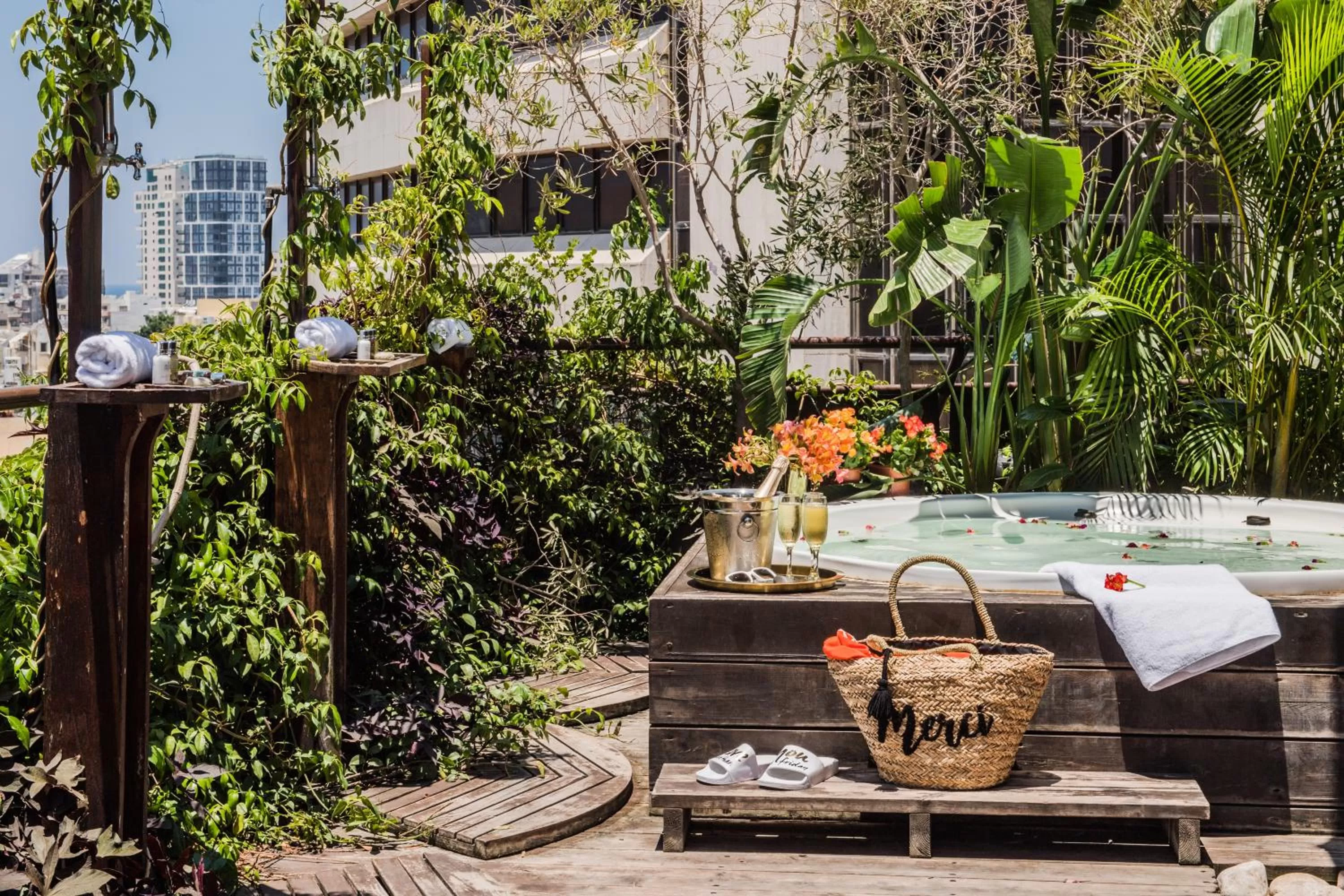 Hot Tub in Brown TLV Urban Hotel a member of Brown Hotels