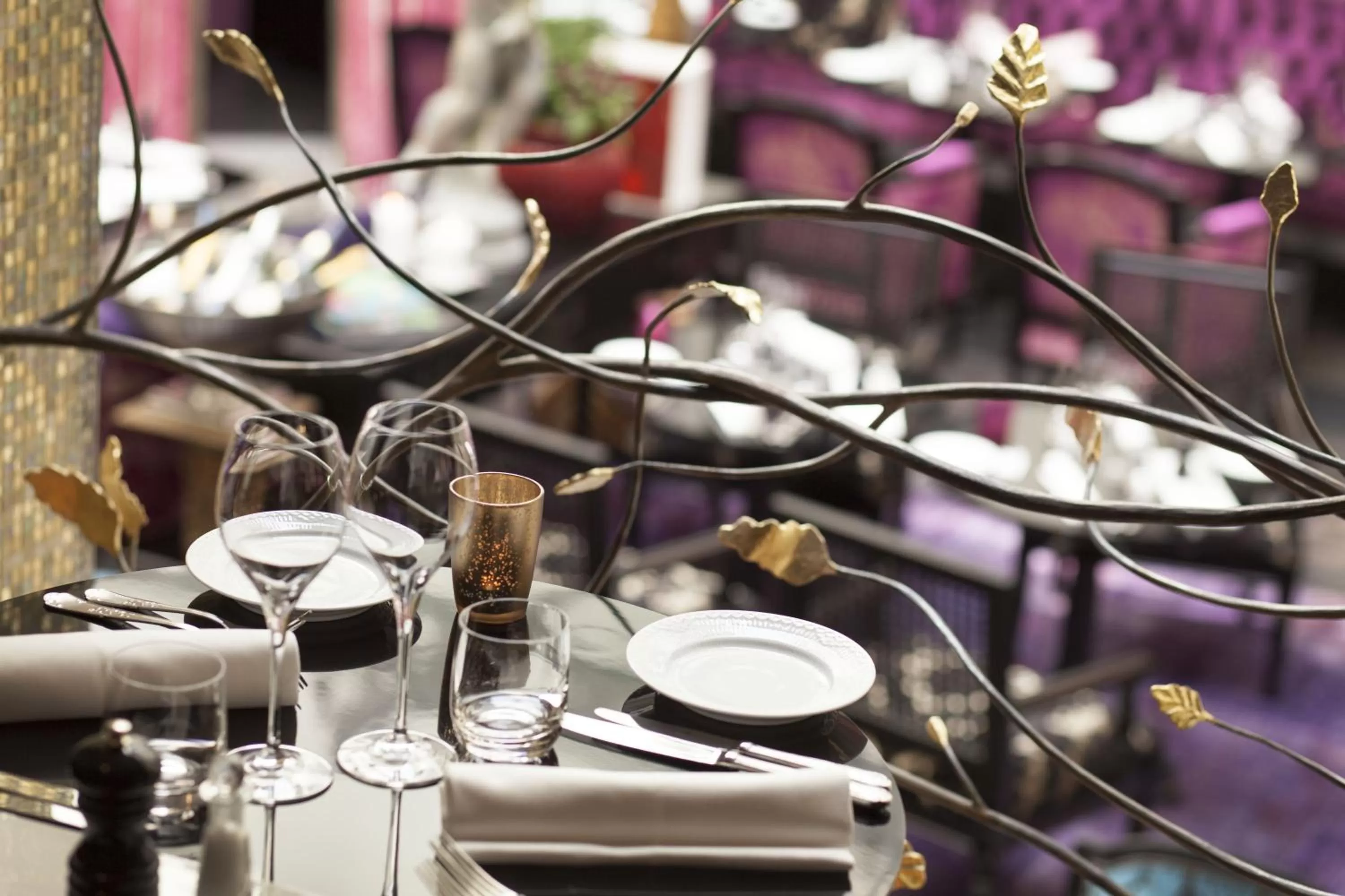 Decorative detail in Dorsia Hotel & Restaurant