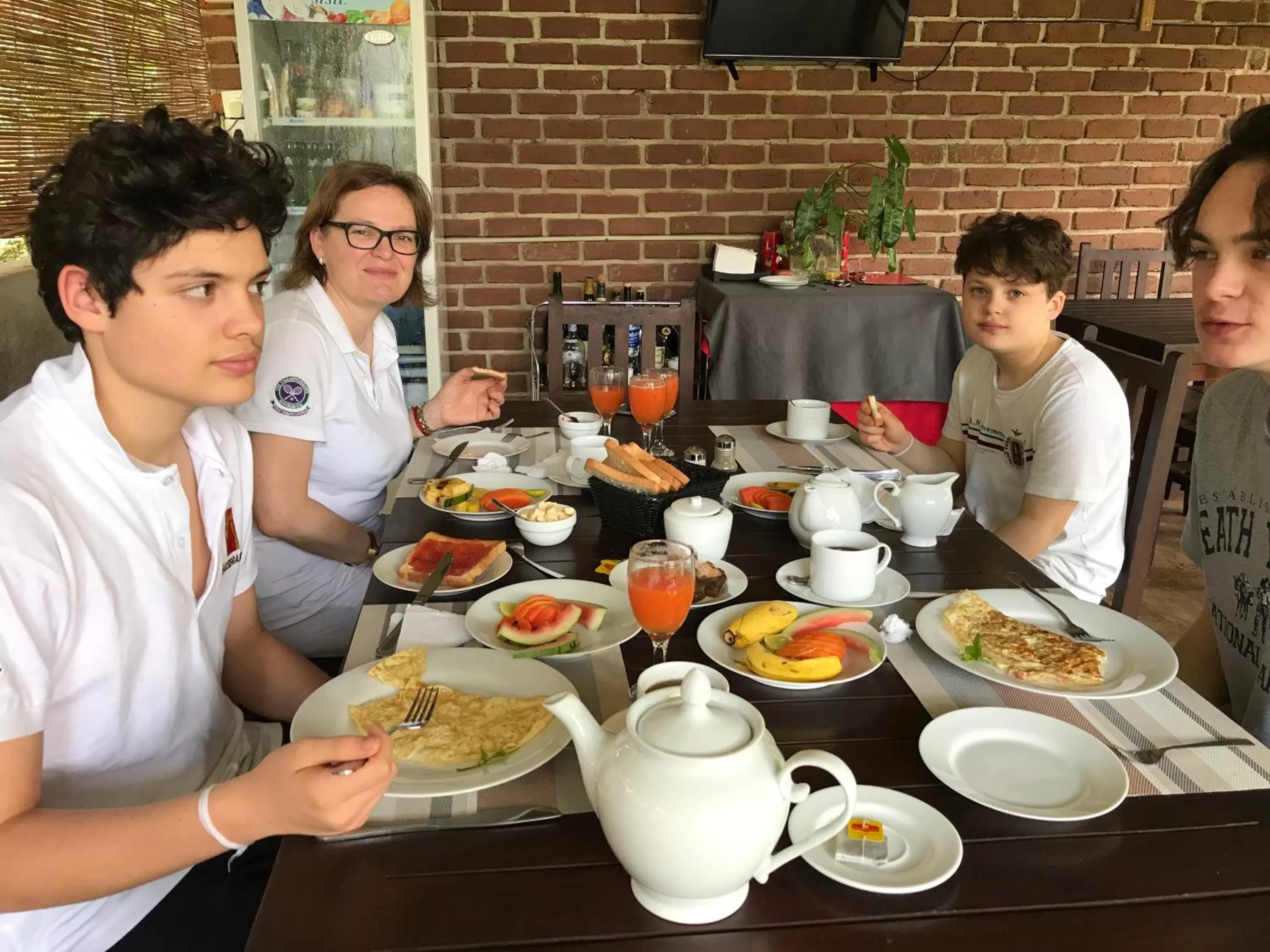 American breakfast in Hotel Heladiv