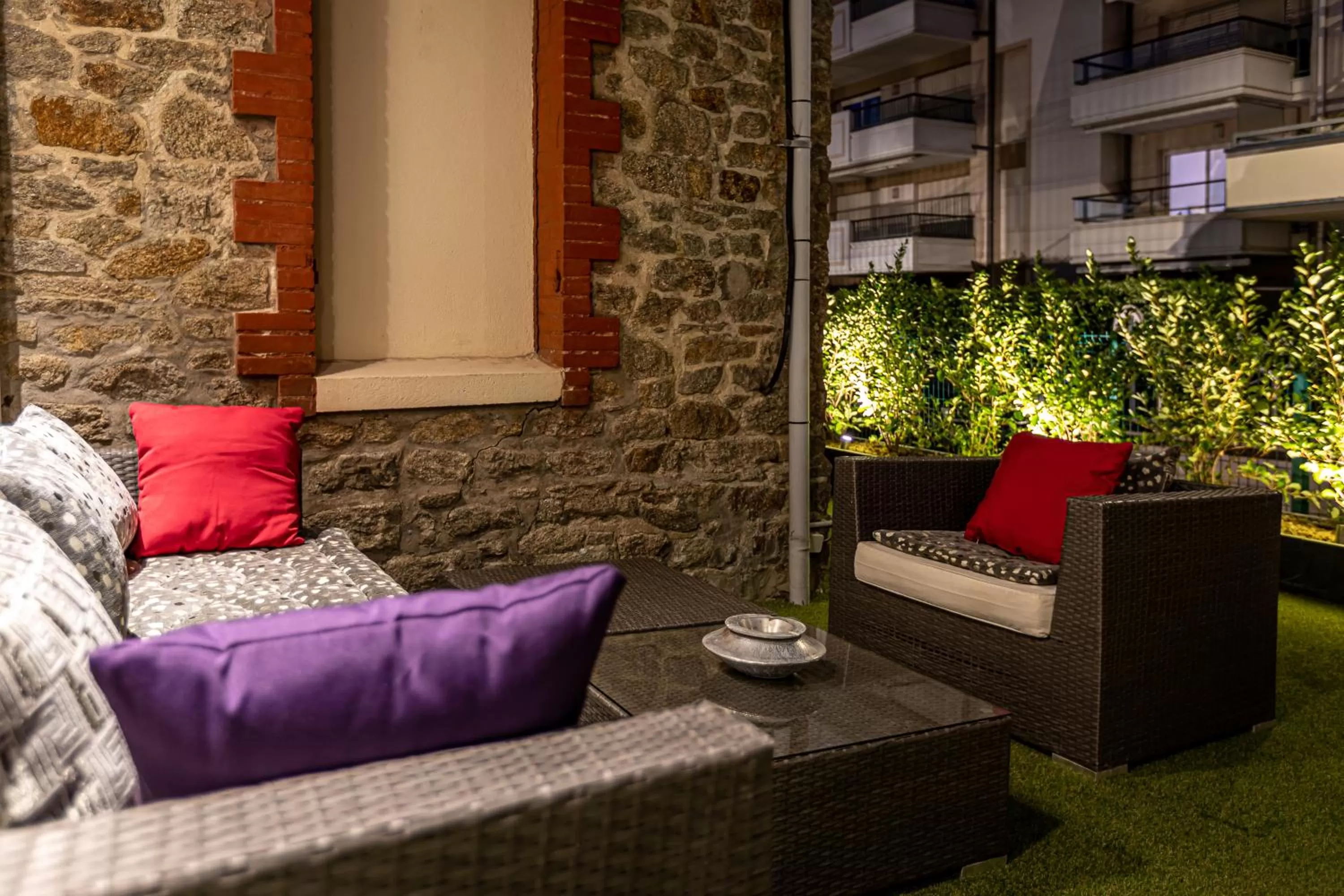 Patio in Hotel Des Dunes