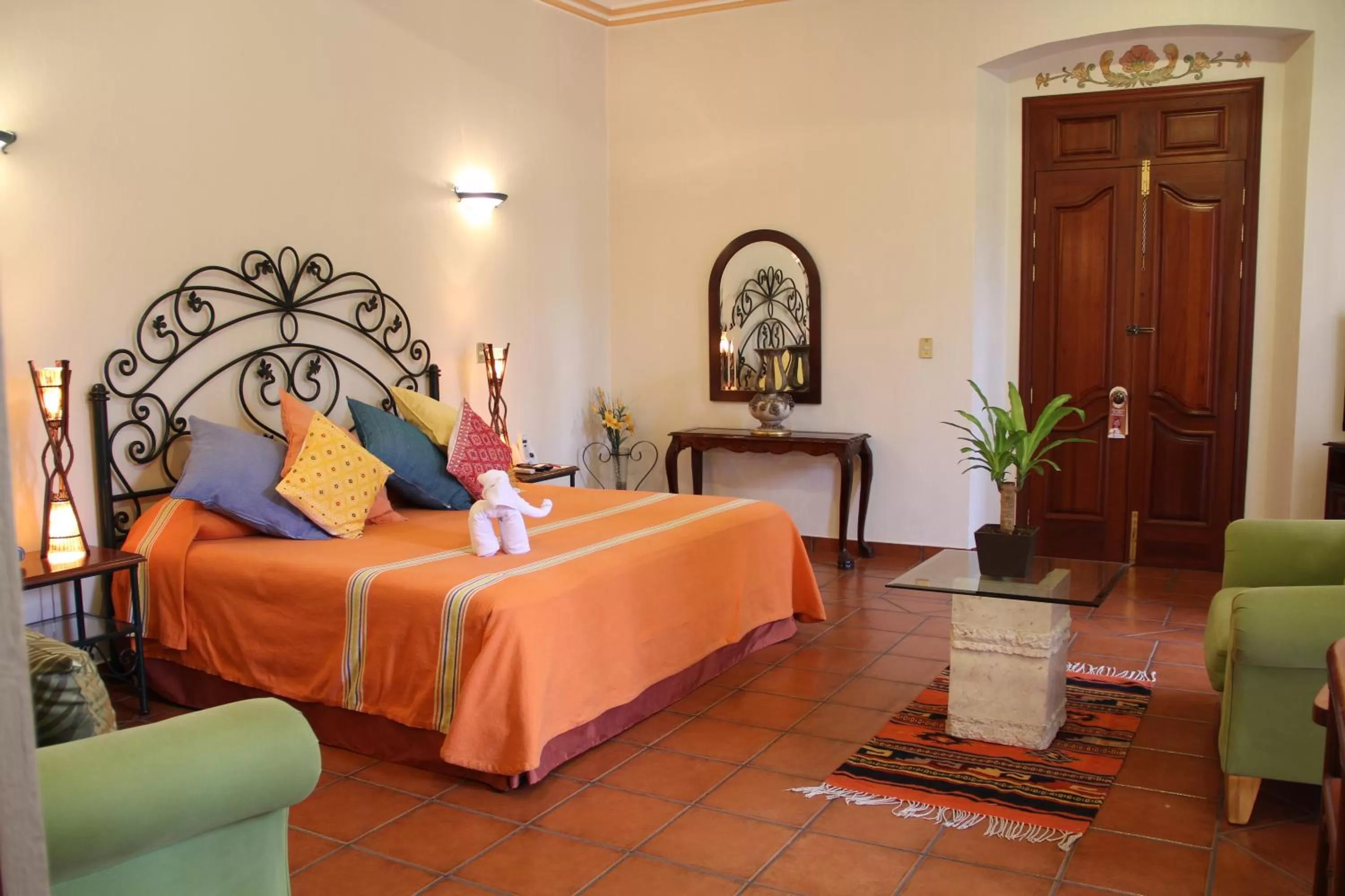 Photo of the whole room, Bed in Hotel Boutique Parador San Miguel Oaxaca