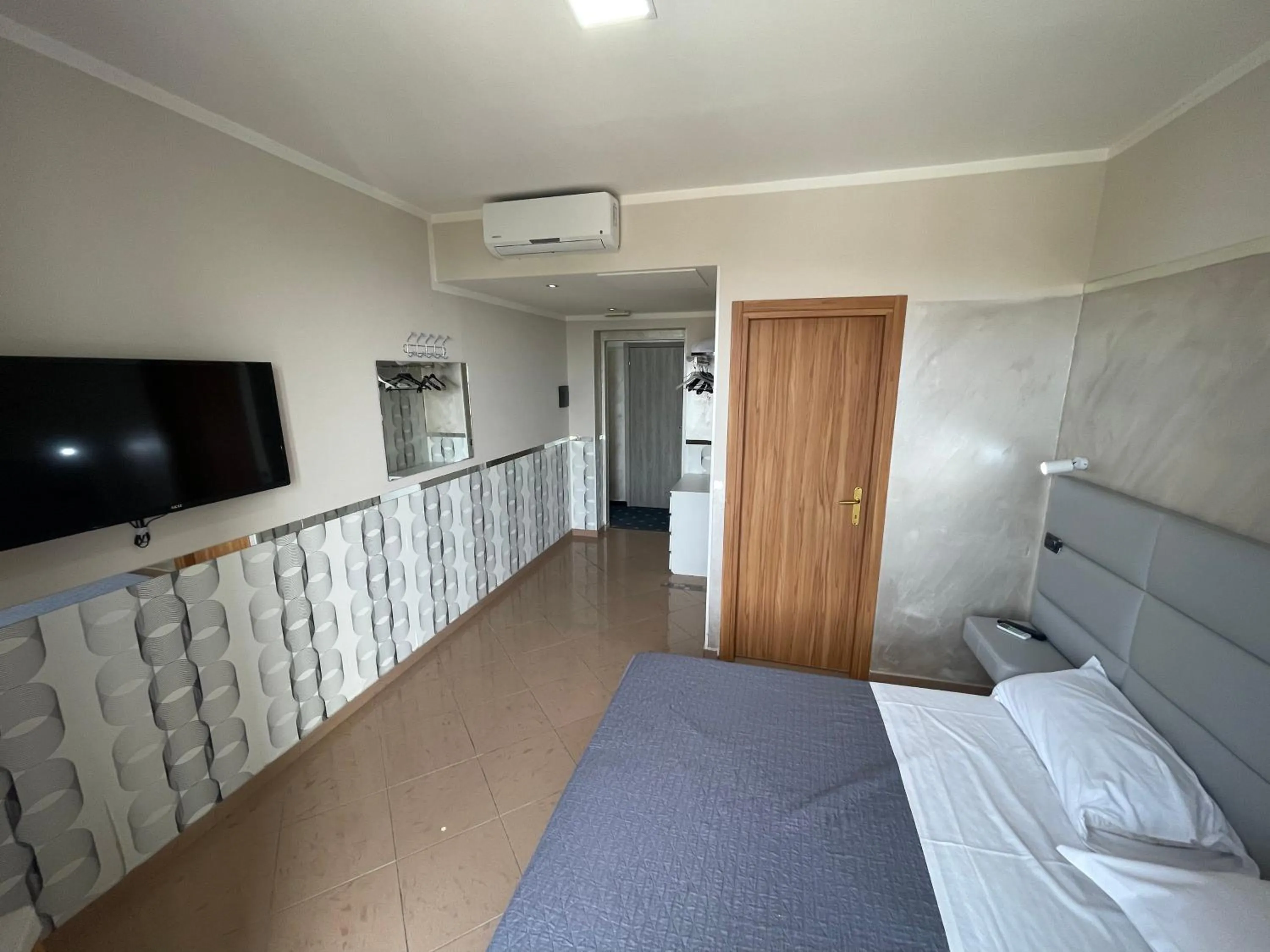 Bed in Hotel Pietrarsa Portici