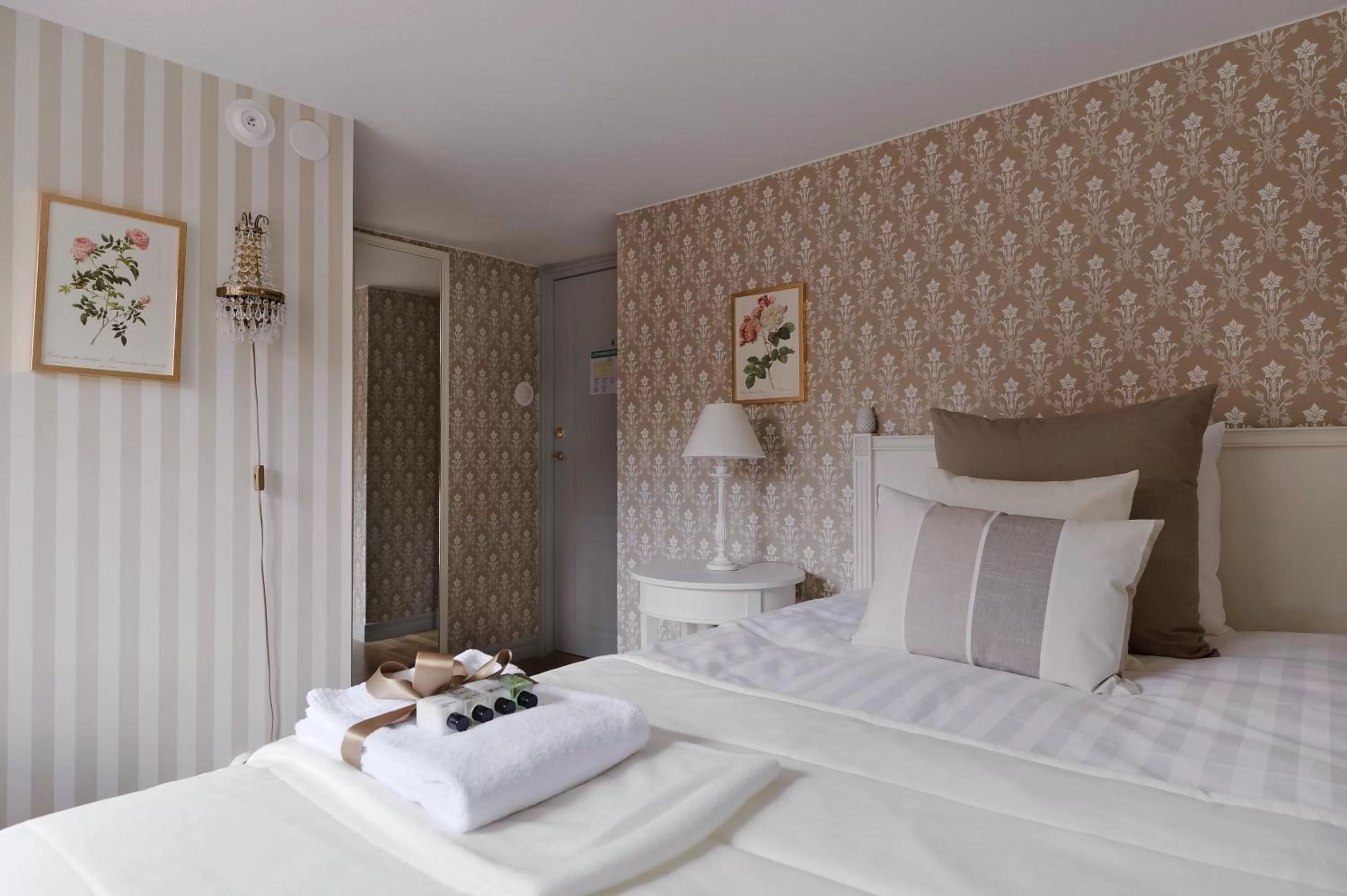 Bed in Hilma Winblads Bed & Breakfast