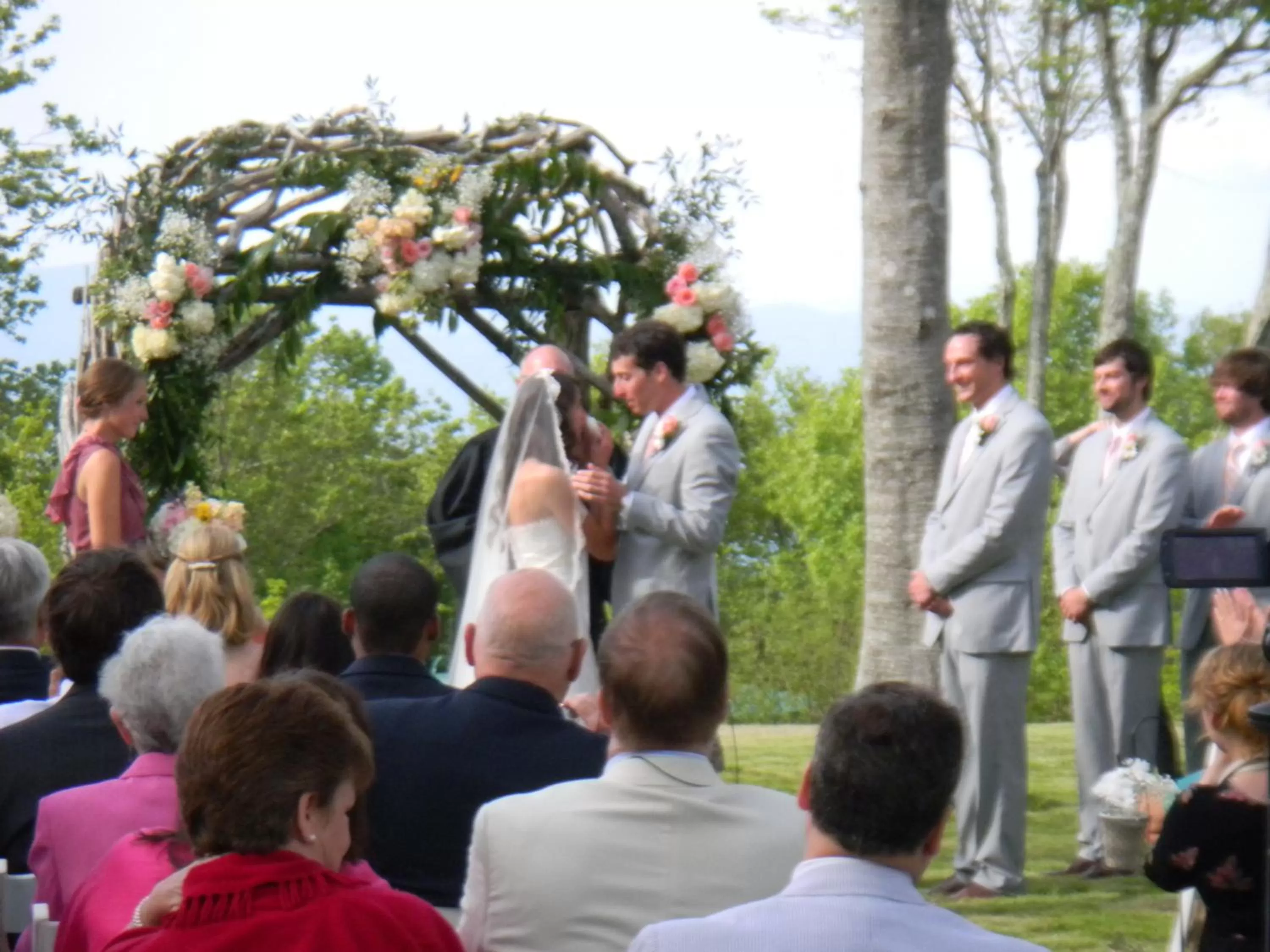 group of guests in Top of the Beech Inn