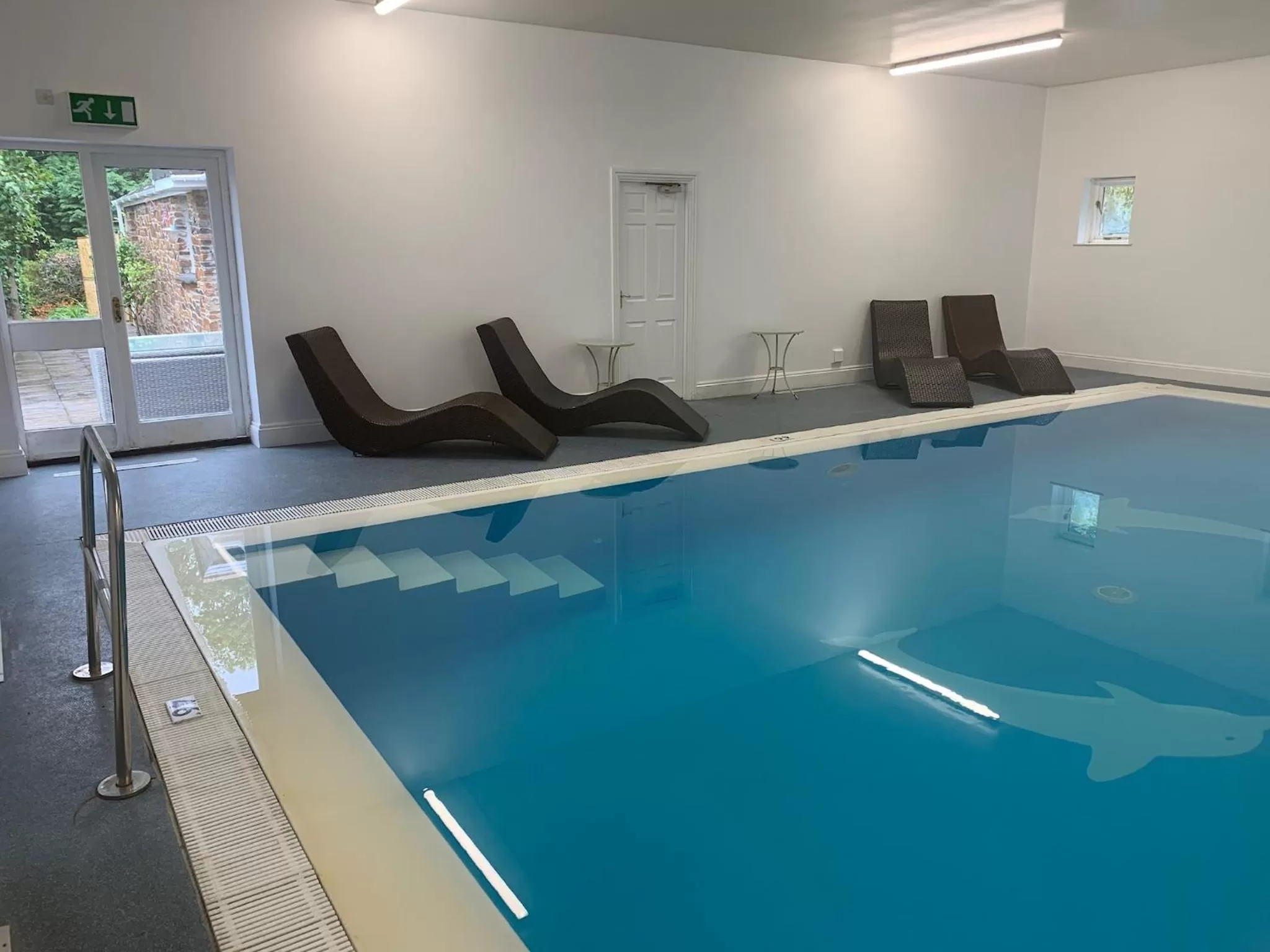 Swimming pool in Boscundle Manor